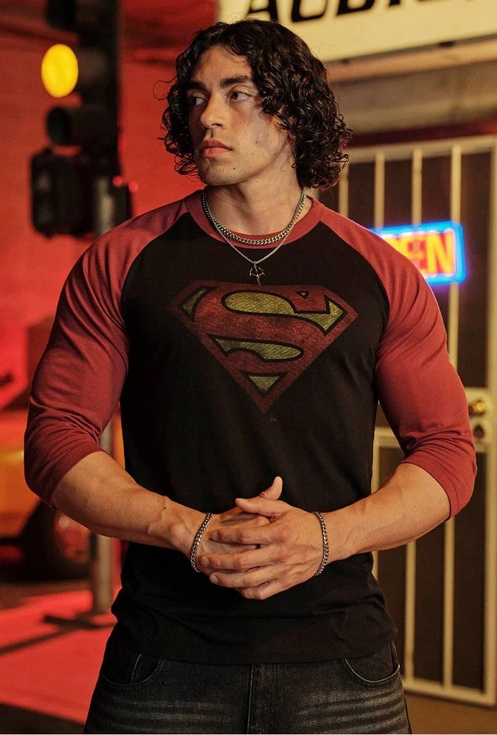 Bartus Men Red, Black Printed Round Neck T-Shirt - Image 1