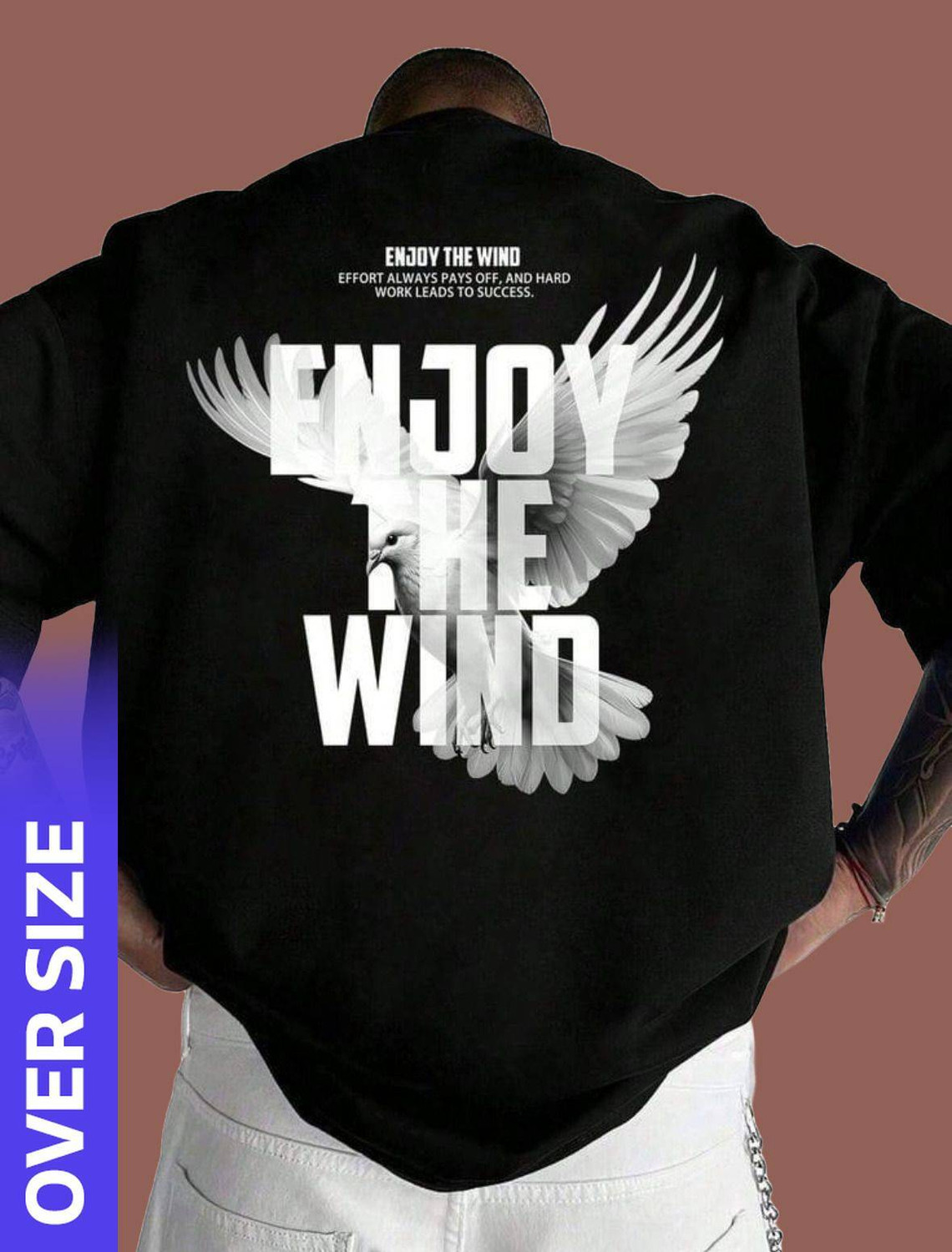 YUVAA TRENDZ Typography Men Black T-Shirt