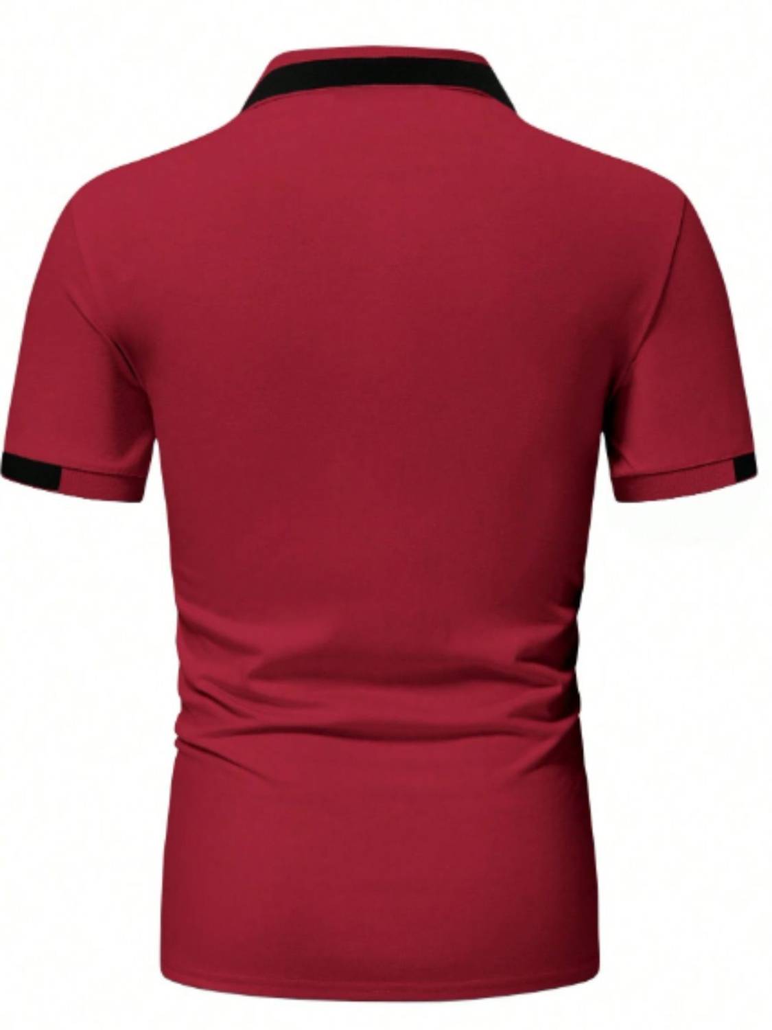 MD by Mathra Dass Solid Men Maroon T-Shirt - Image 4