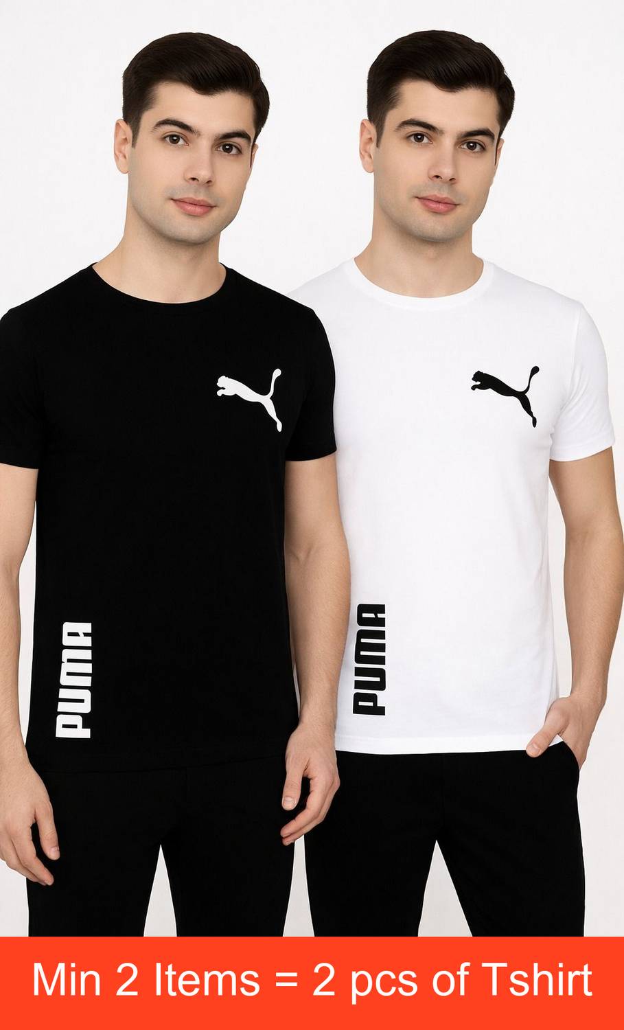 Vimsan Creation Printed Men Black, White T-Shirt