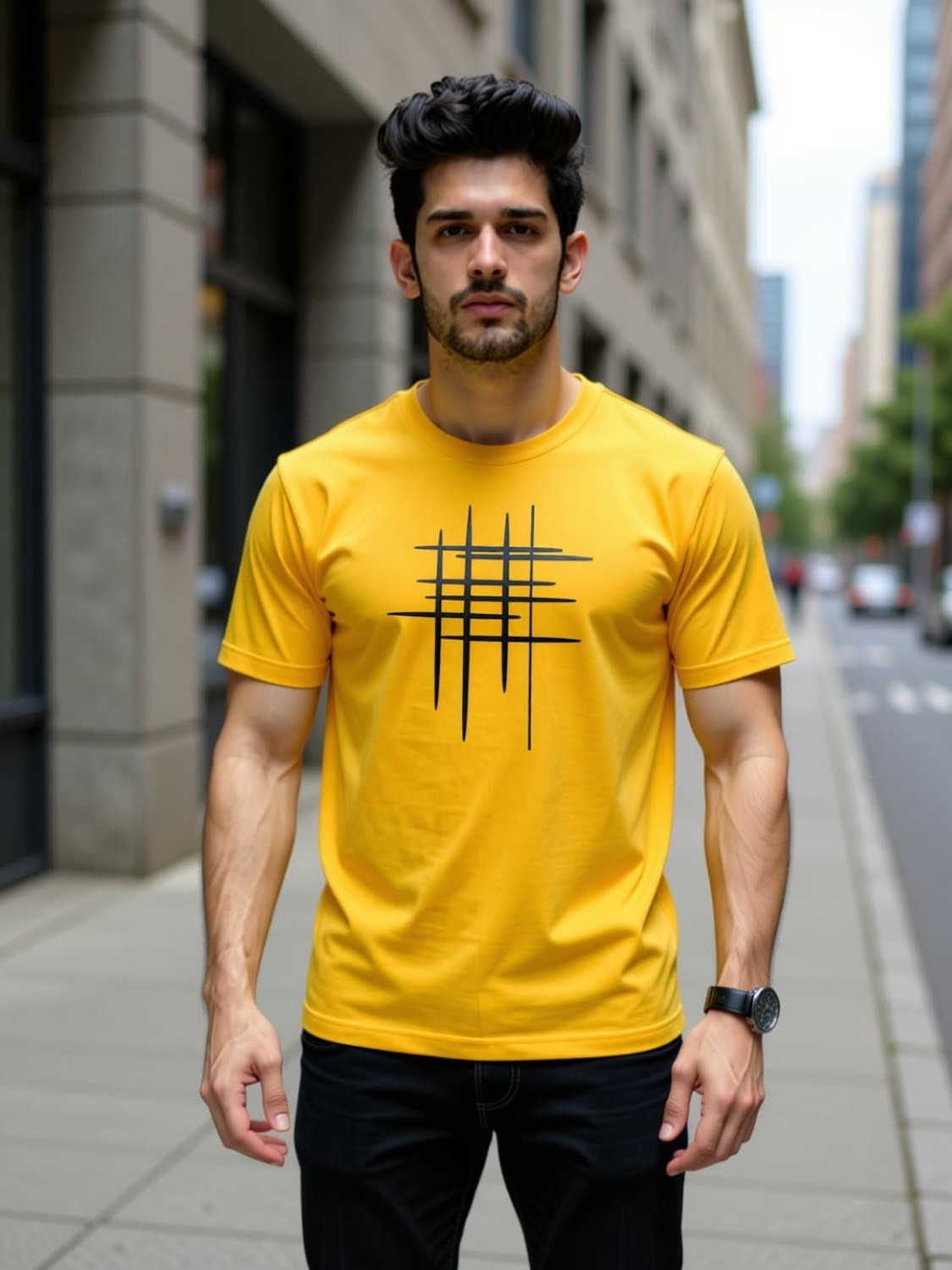 Farlucci Printed Men Multicolor T-Shirt