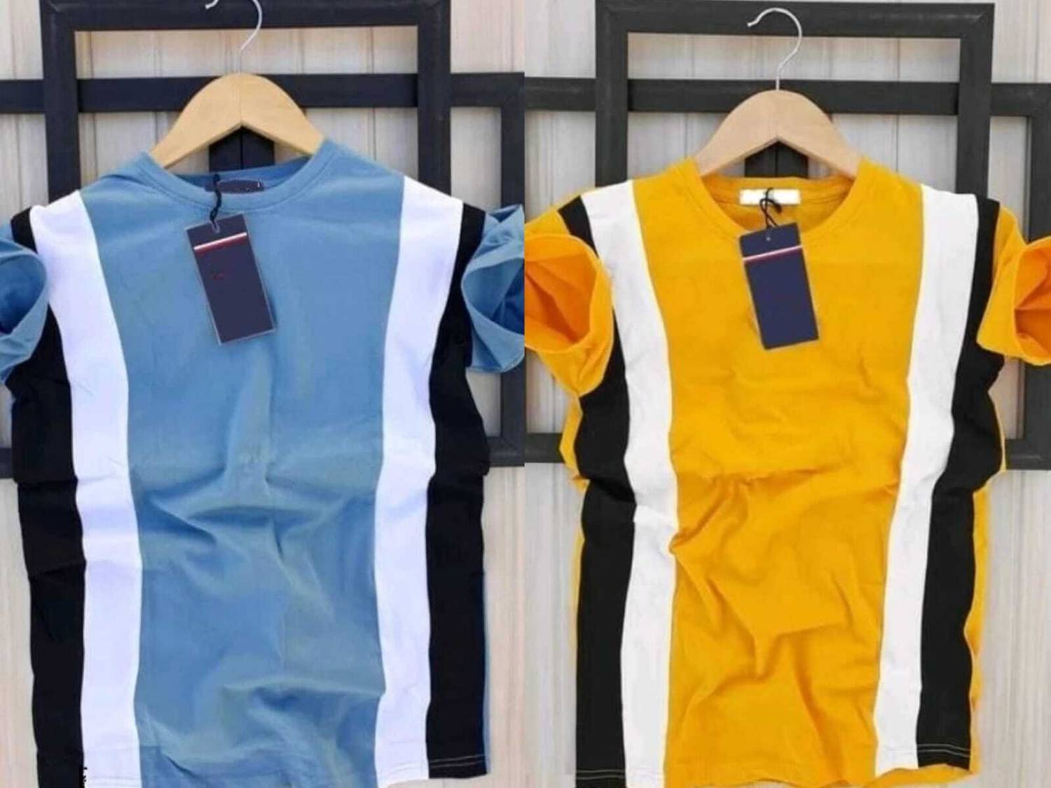 squareretails Color Block Men Multicolor T-Shirt - Image 2