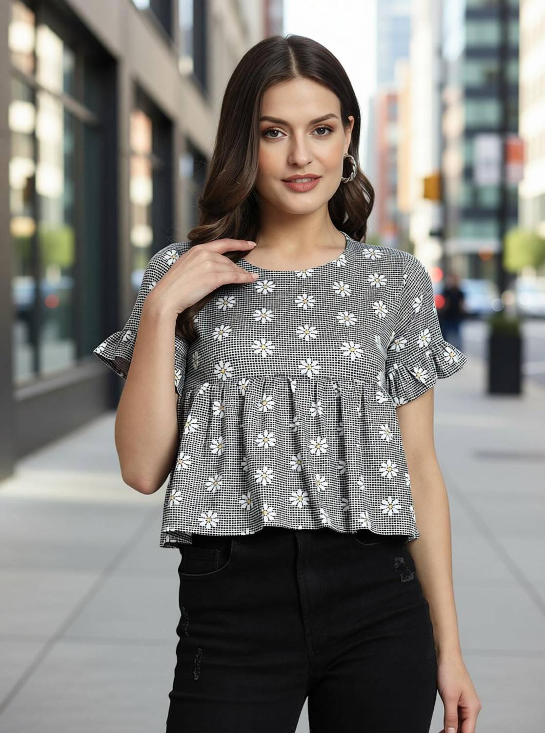 Dream Beauty Fashion Casual Women Silver Top