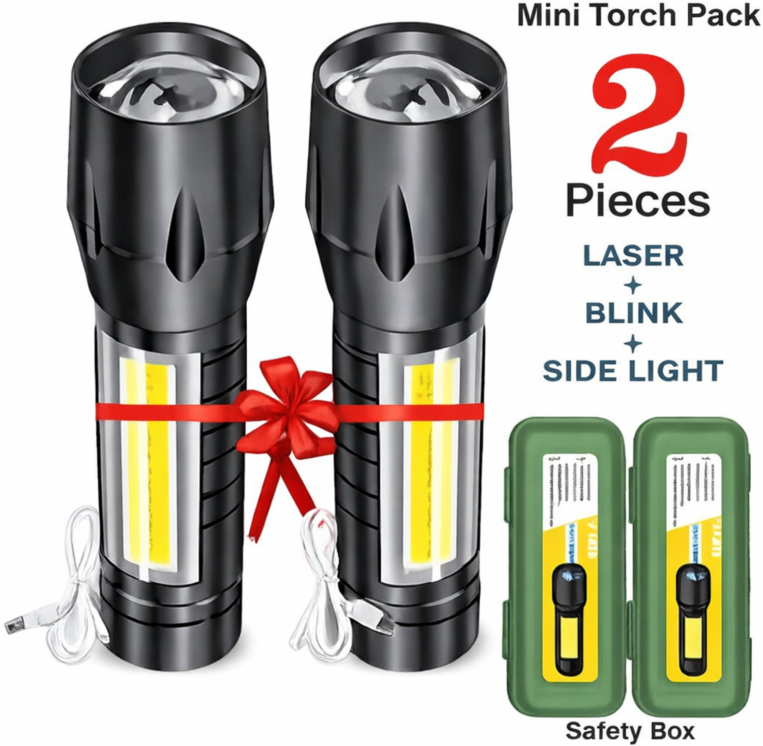 UNZAG High Power LED-Aluminum Waterproof Flashlight Lamp Ultra Bright Led Rechargeable Torch