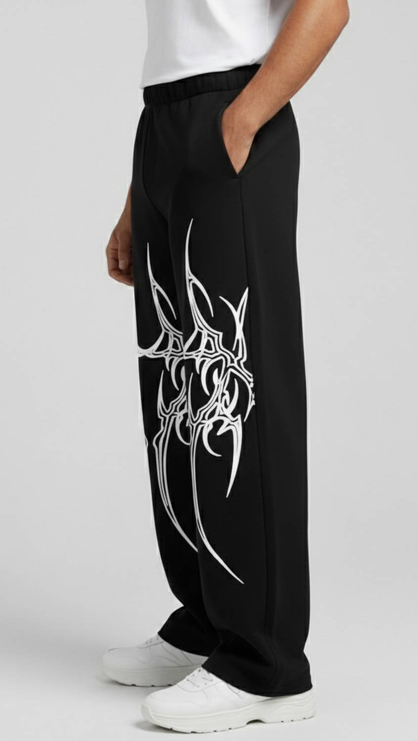 Kasendra Men Black Track Pants - Image 3