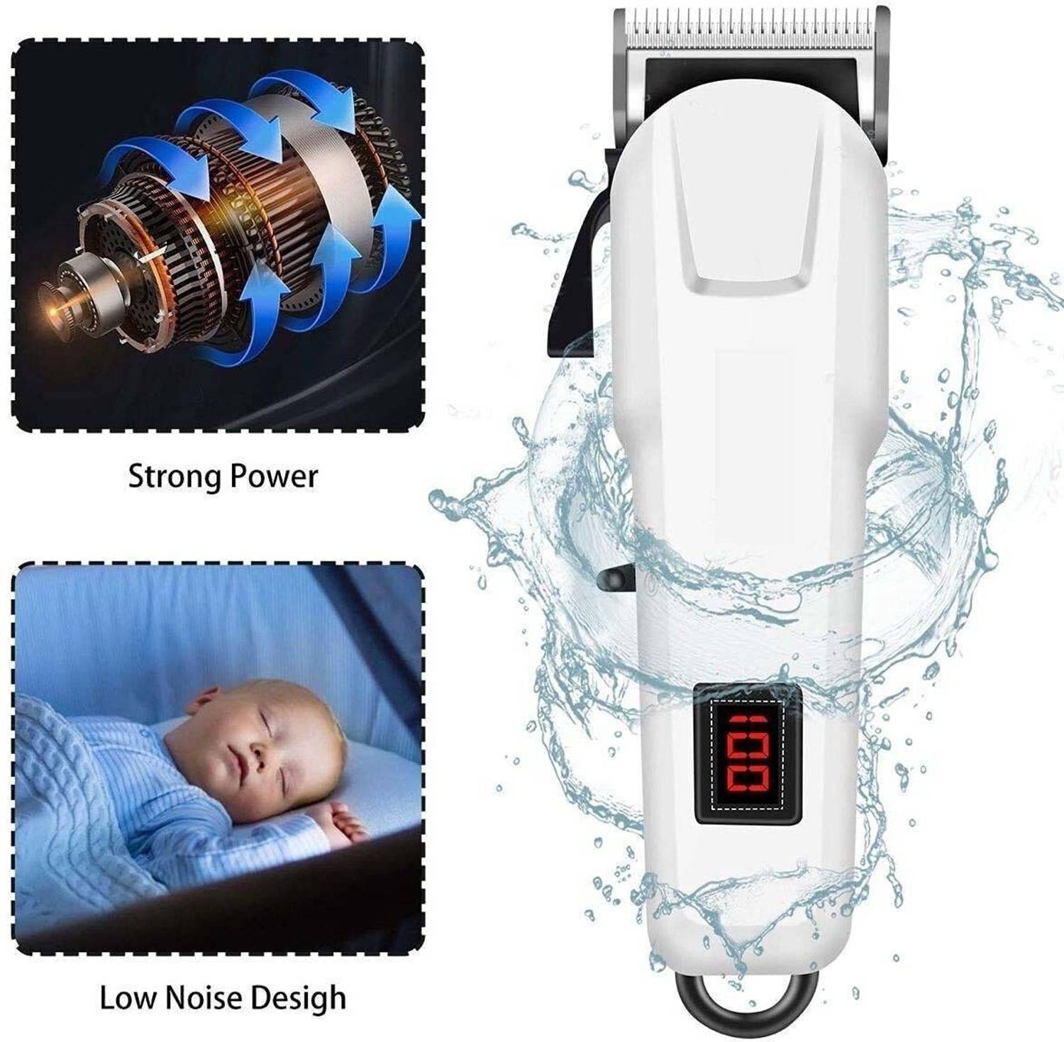 The Om Enterprise Rechargeable Hair Clipper and Trimmer - Image 2