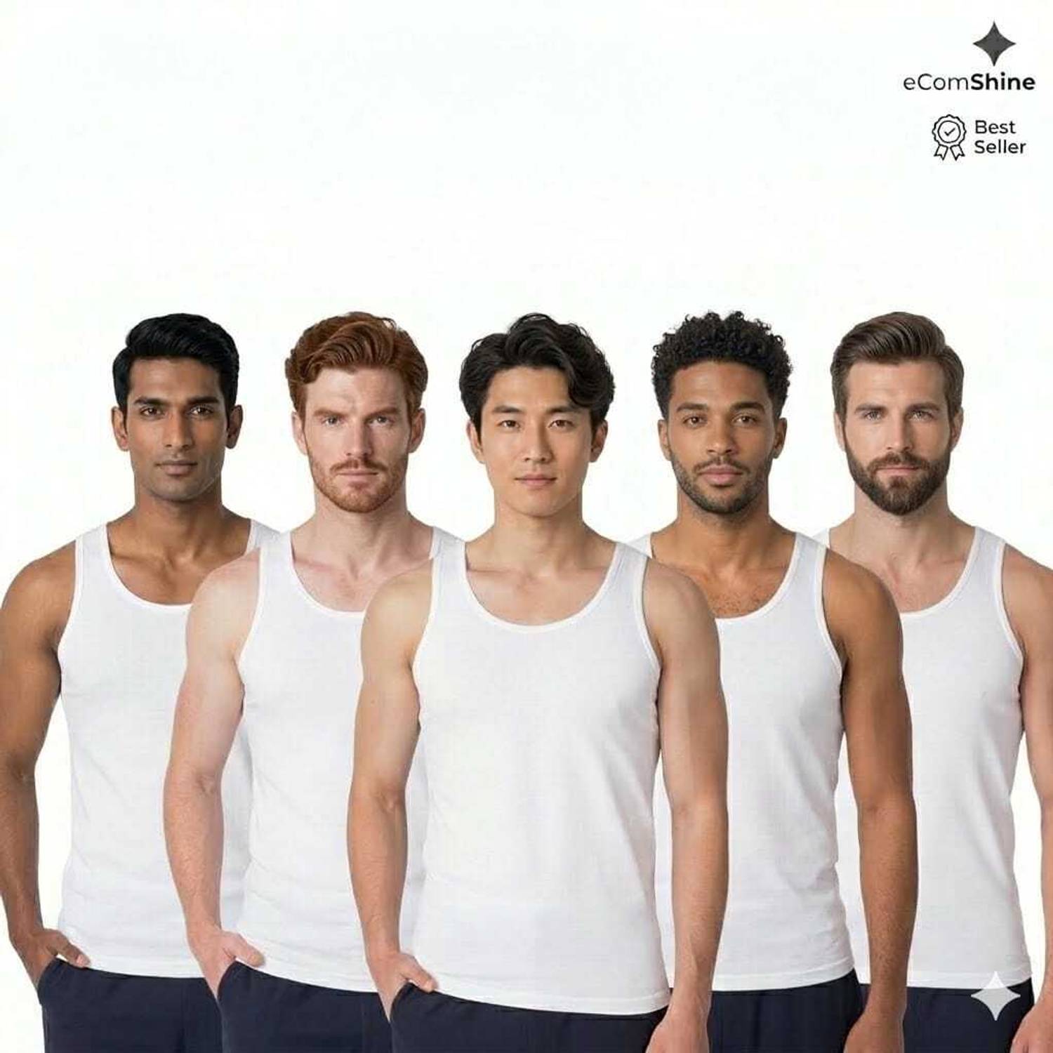UTHAYAM Cotton Fabric Undershirt - Image 1
