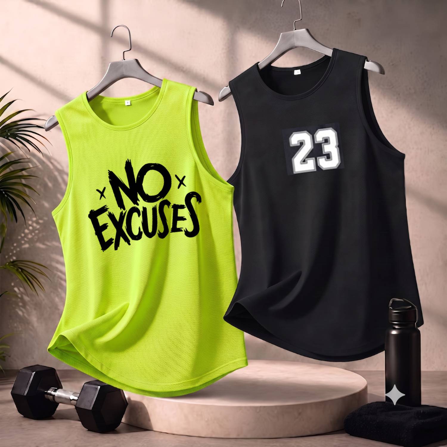 Dione fashion Cotton Gym Vest - Image 1