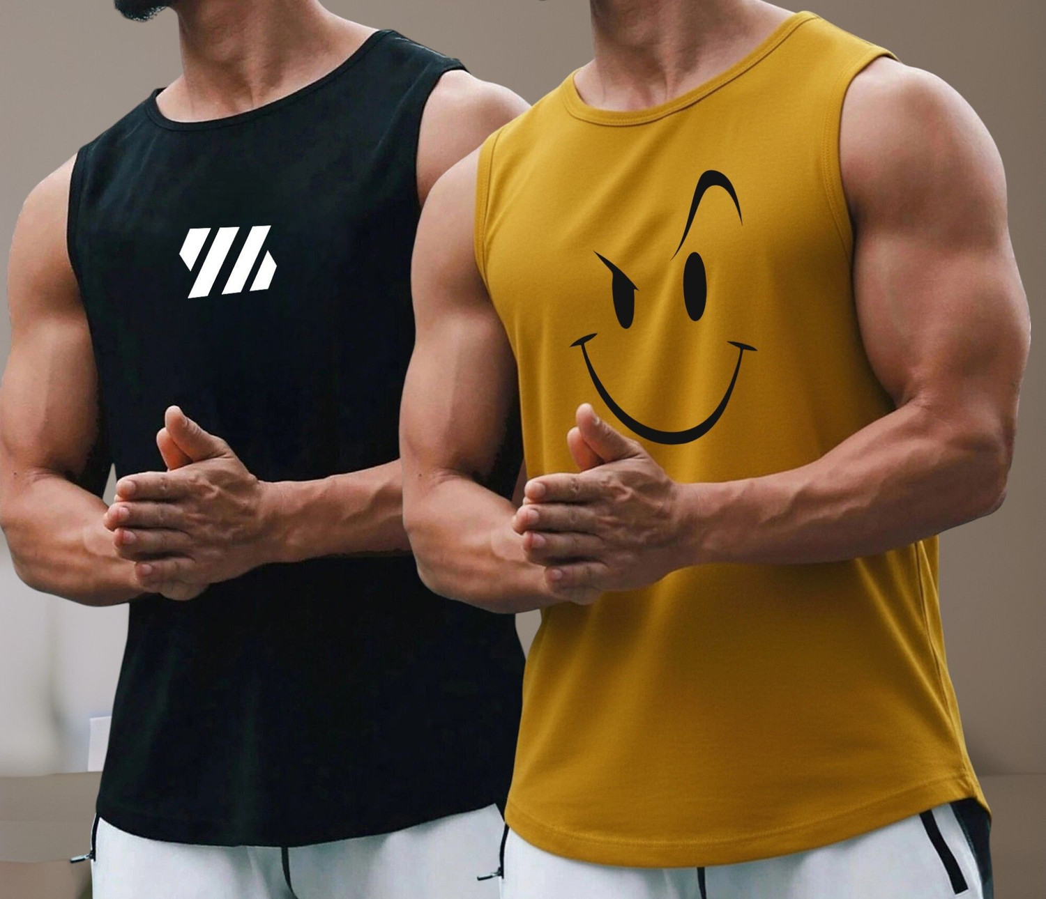 Attirea Polyester Fabric Gym Vest