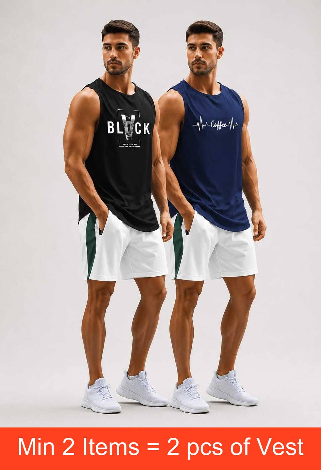 DevilsonS Poly Cotton Gym Vest - Image 1