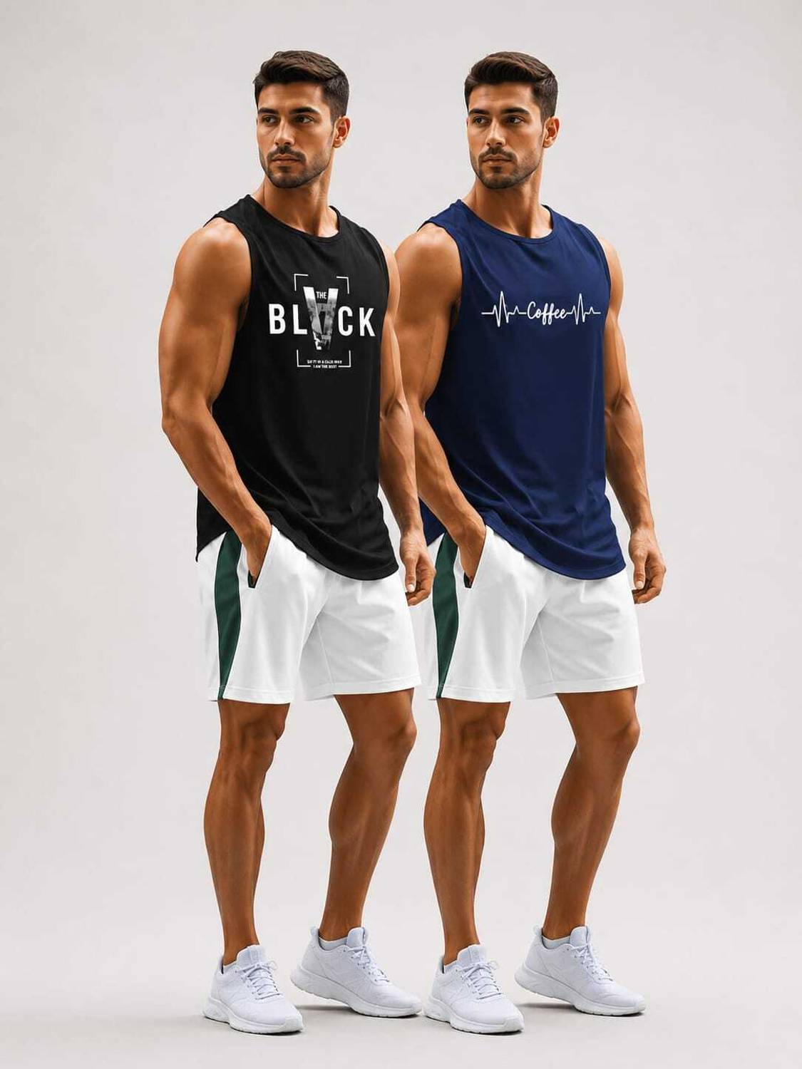 DevilsonS Poly Cotton Gym Vest - Image 2
