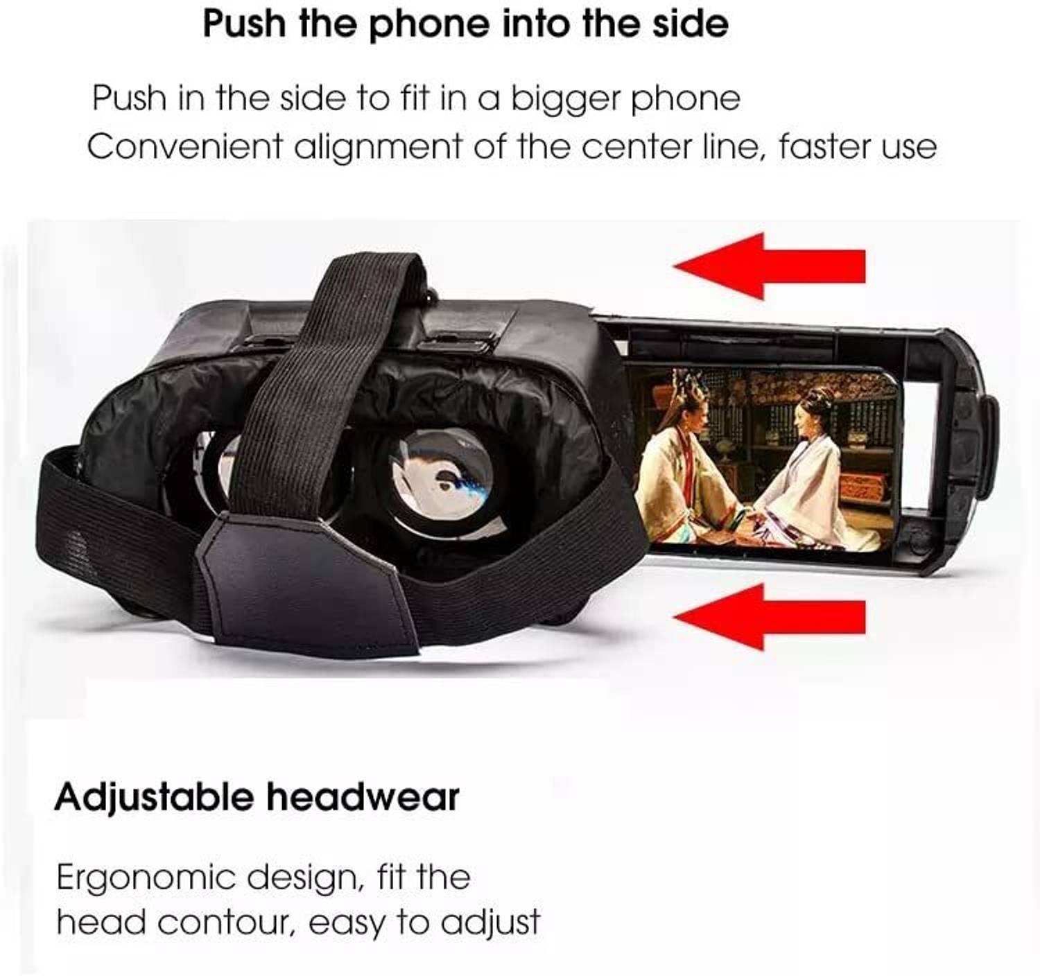 VRWORLD VR Headset HD 3D Virtual Reality Box Pack of 0 - Image 5