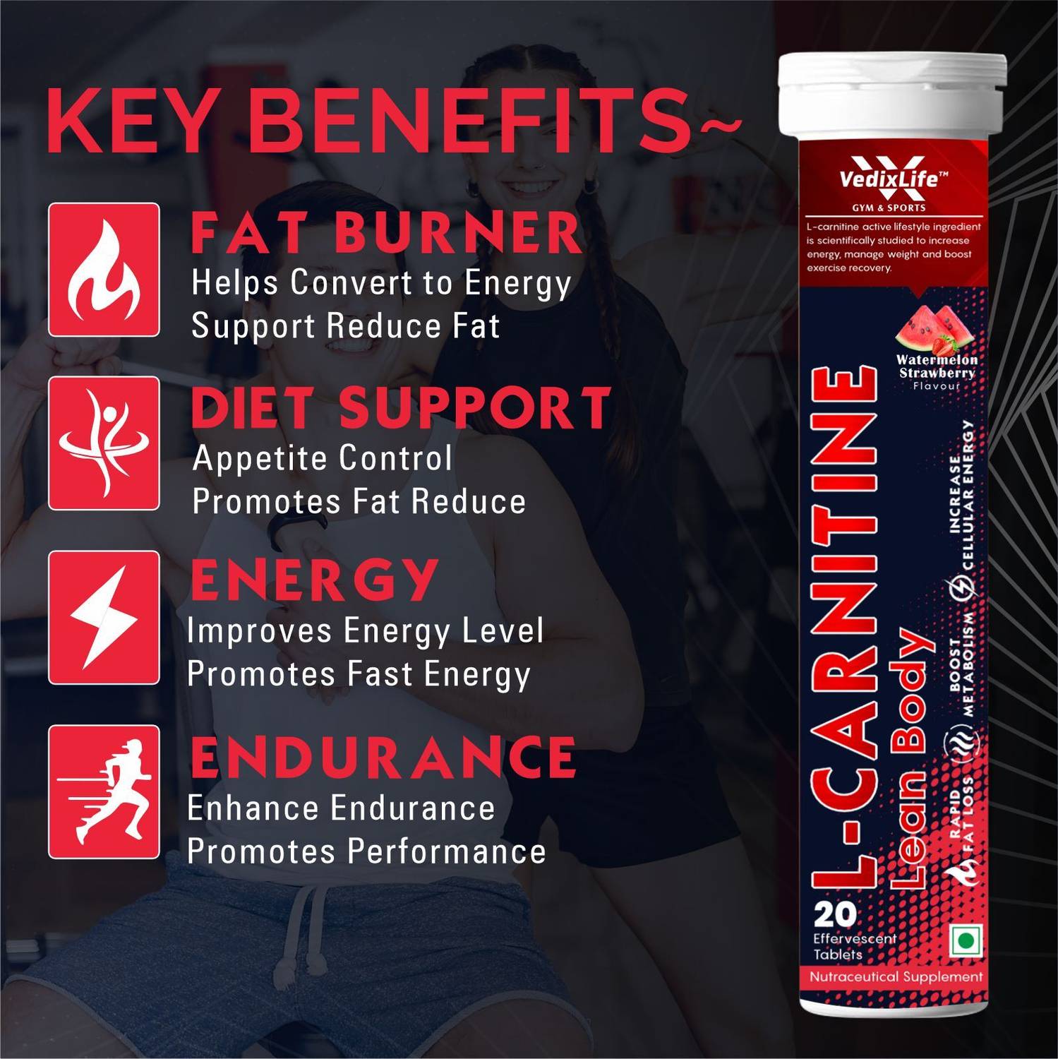 b12 with l-carnitine L-Carnitine 2000, 25ml x 20 amps (Inkospor)