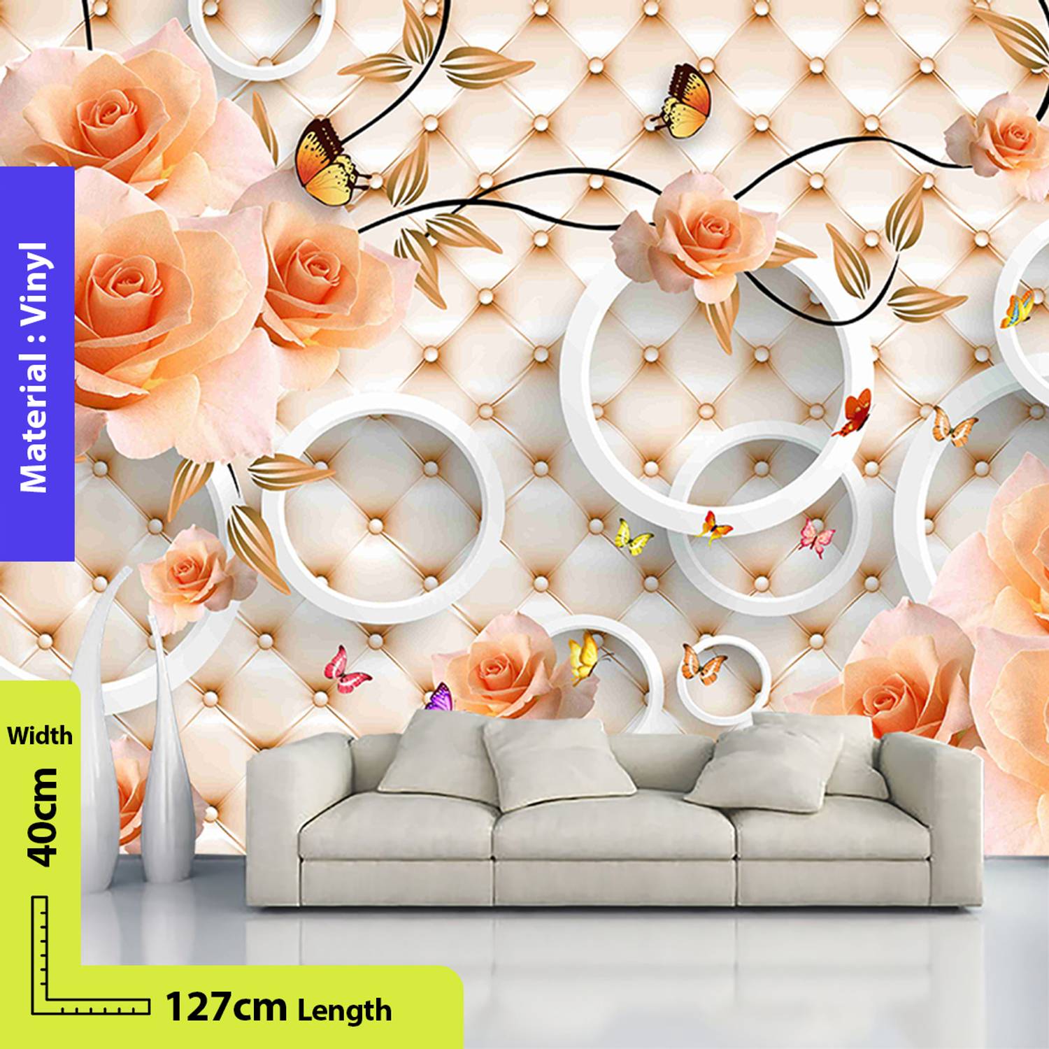 HD PRINT HOUSE Decorative Wallpaper