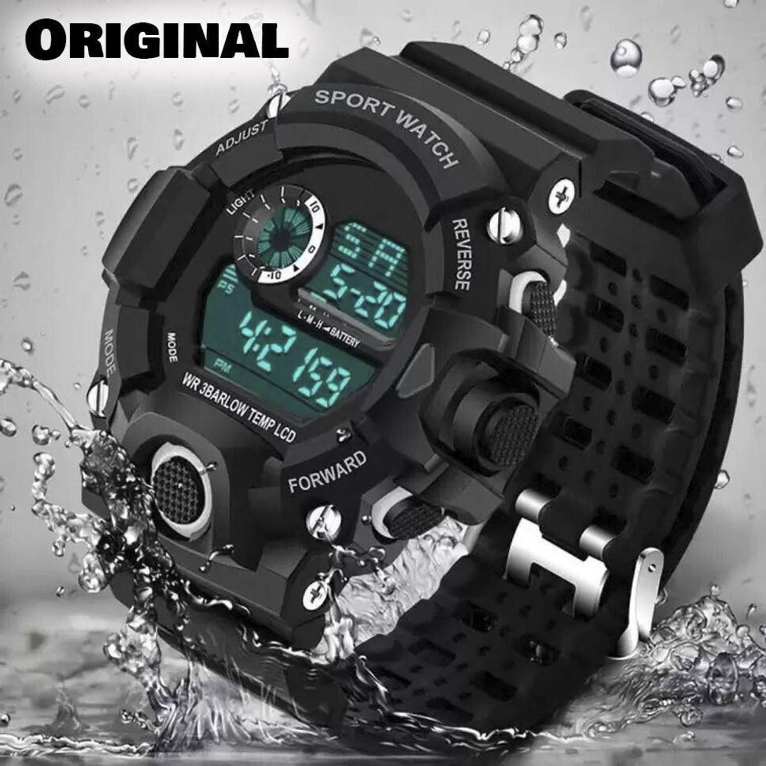 HISHOPRI G Sok Waterproof Gaming Digital Sports Watch - Image 1