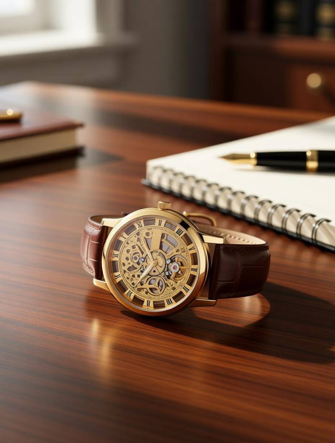 Prozo Gold.001 Analog Watch - Men's Gold - Image 2