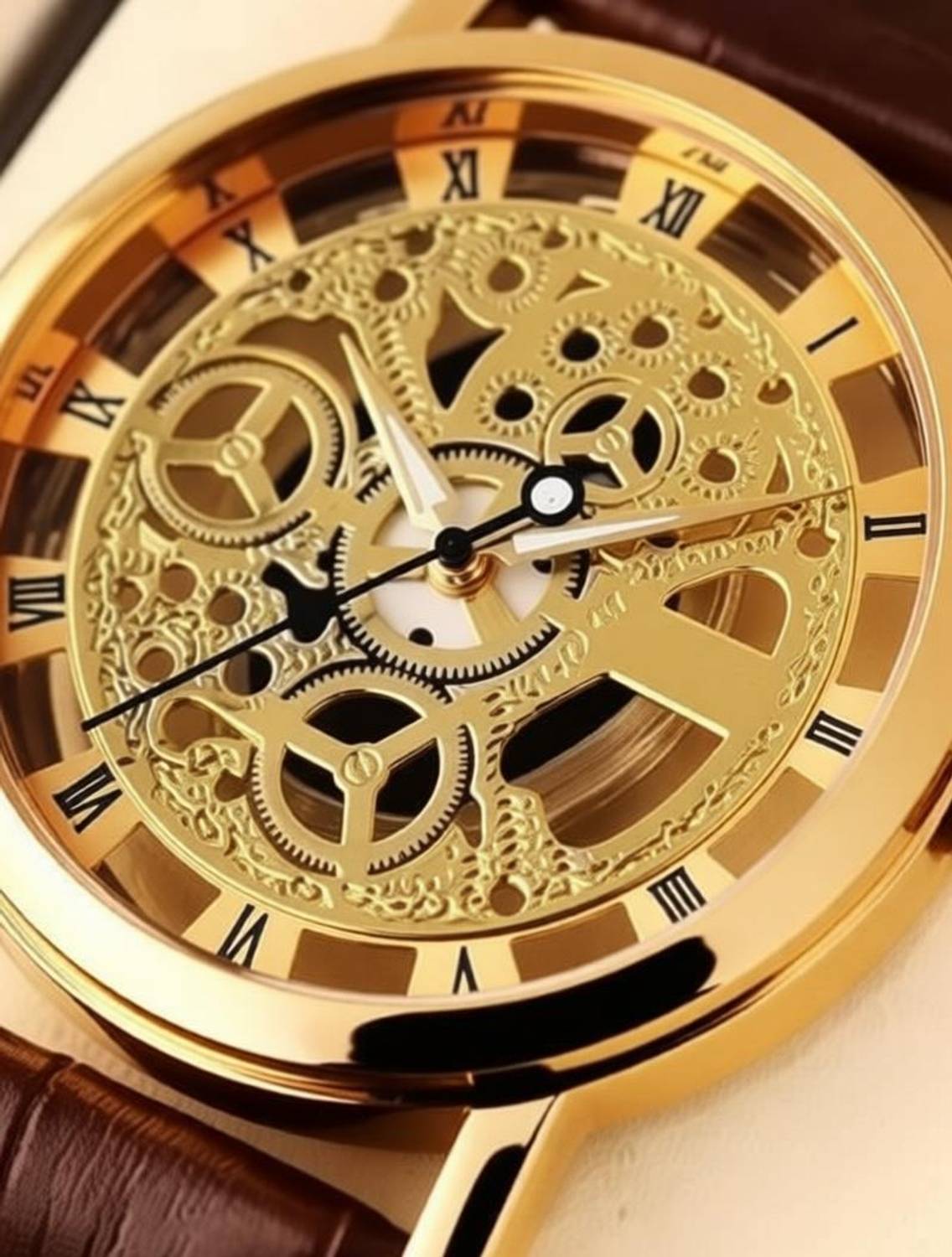 Prozo Gold.001 Analog Watch - Men's Gold