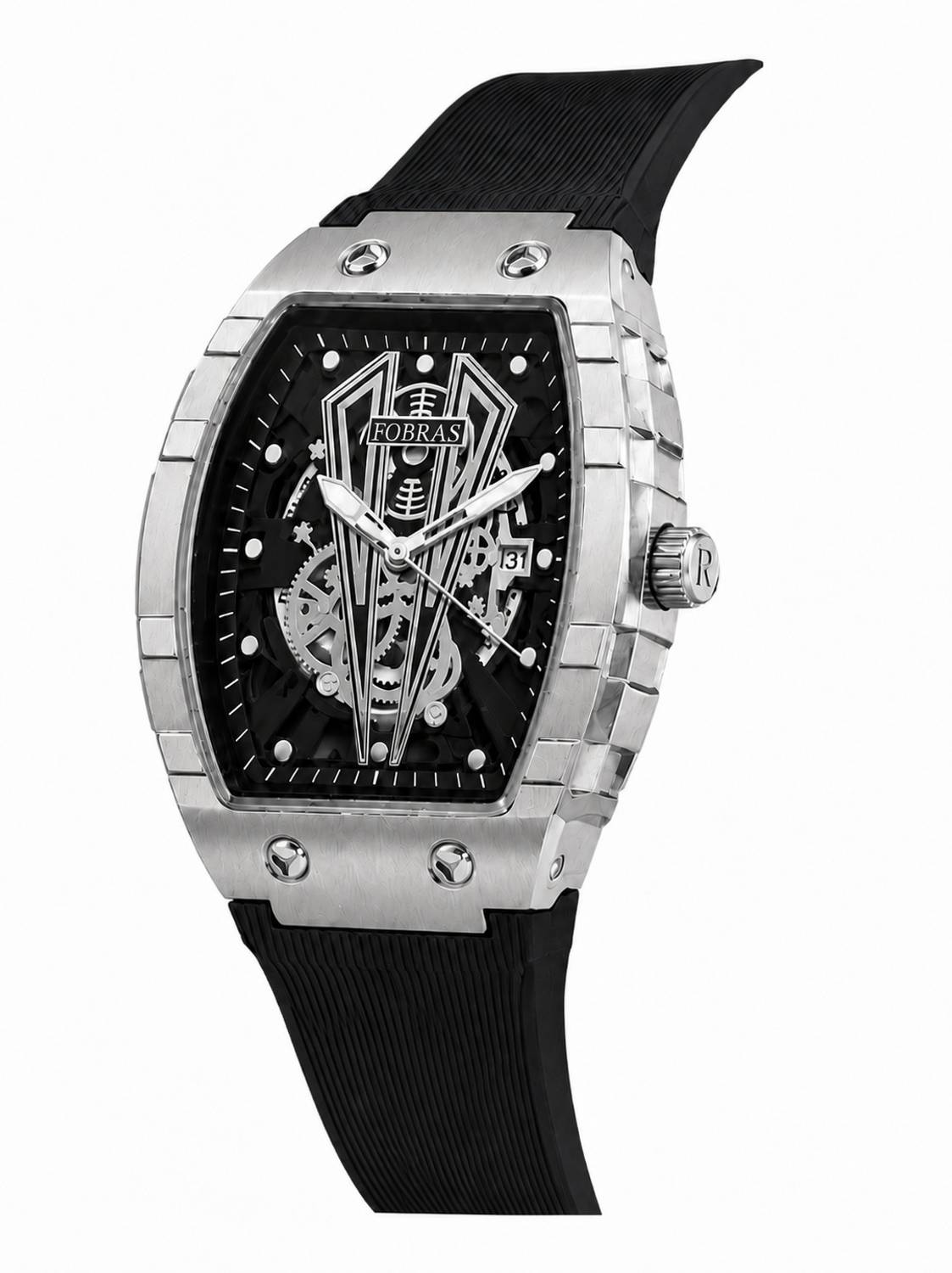 K&K FOBRAS Premium Skeleton Watch Aura Analog Watch - Men - Image 2