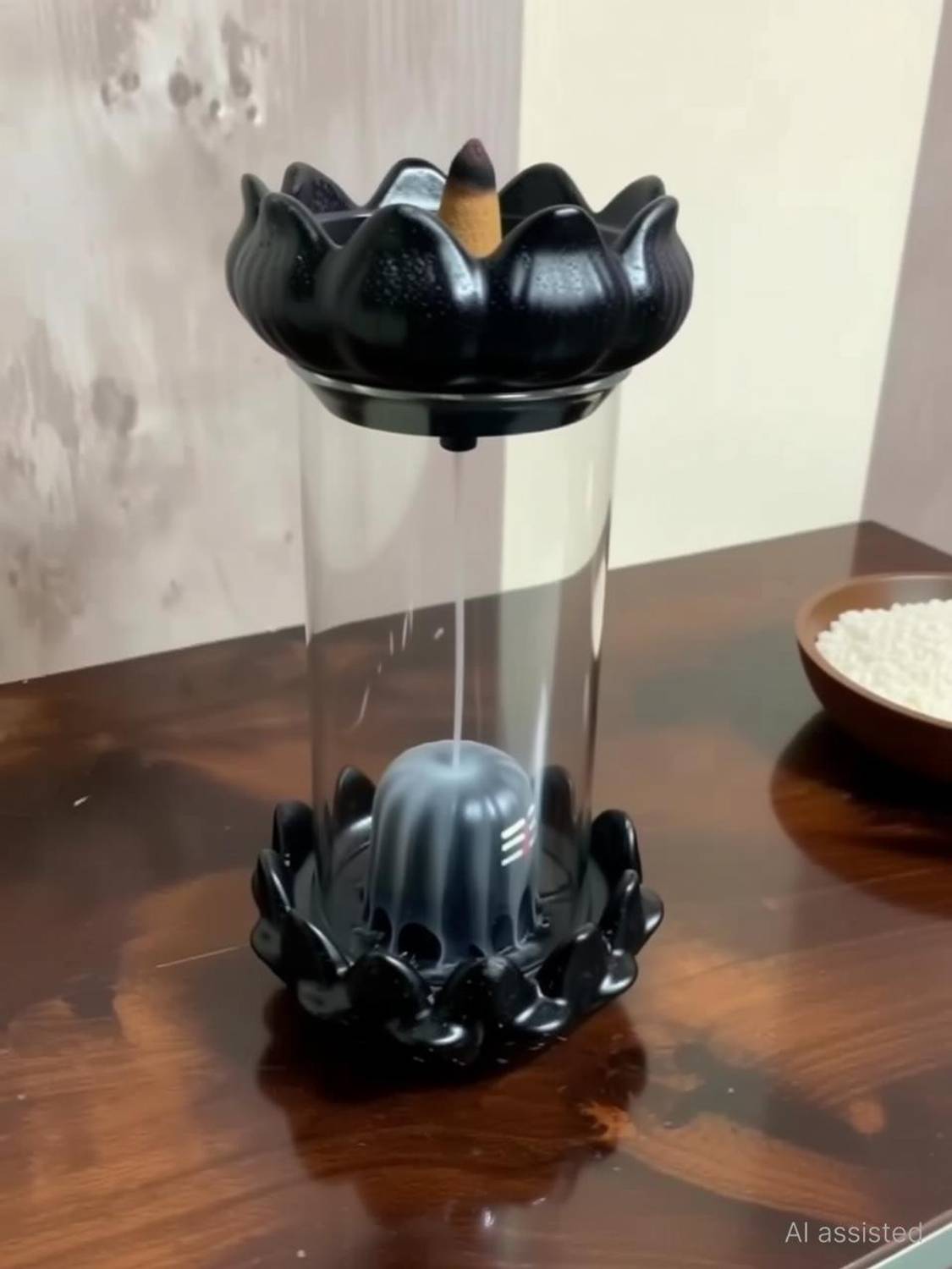 shivay Shivling Incense Backflow Smoke Fountain 20cm - Image 2