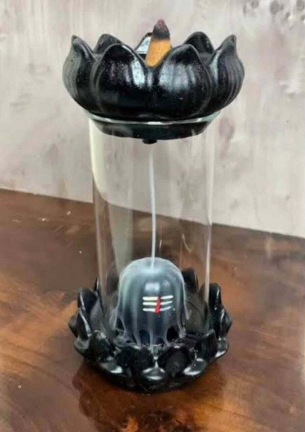 shivay Shivling Incense Backflow Smoke Fountain 20cm - Image 4
