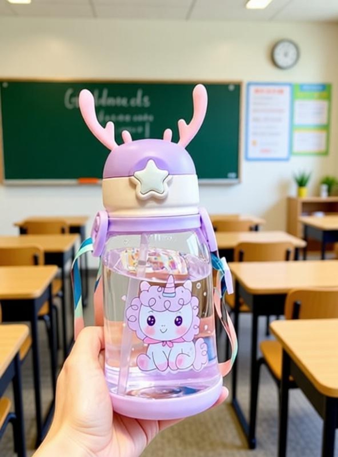 SOCYDOO DS-512 Unbreakable School Bottle For School For Boys/Girls 600 ml