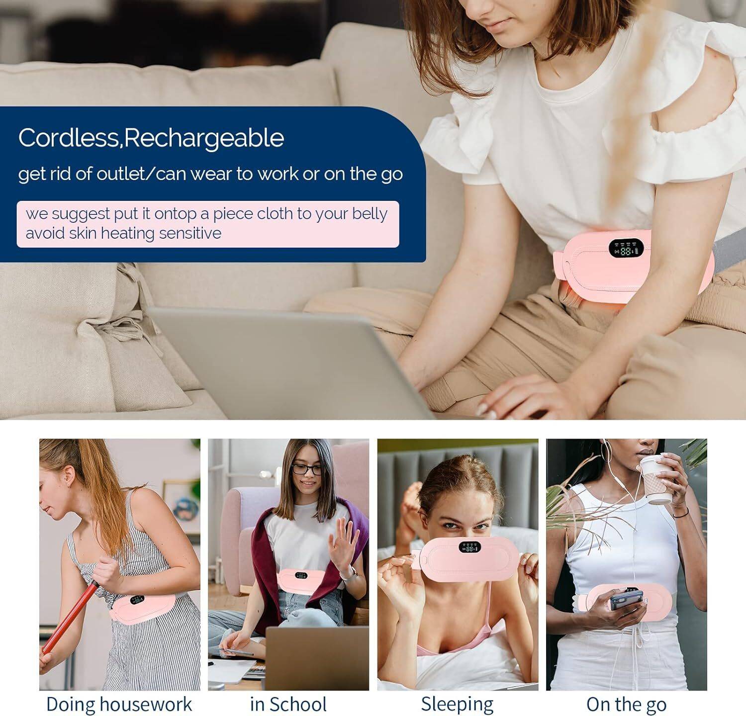 HEMOGARD Menstrual Heating Pad 3 Levels - Image 3