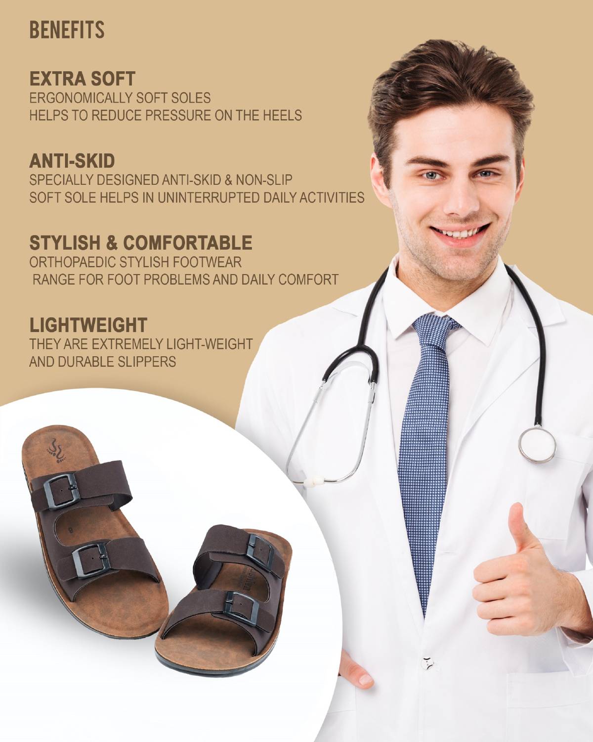 Cushiva Men Slippers - Image 3