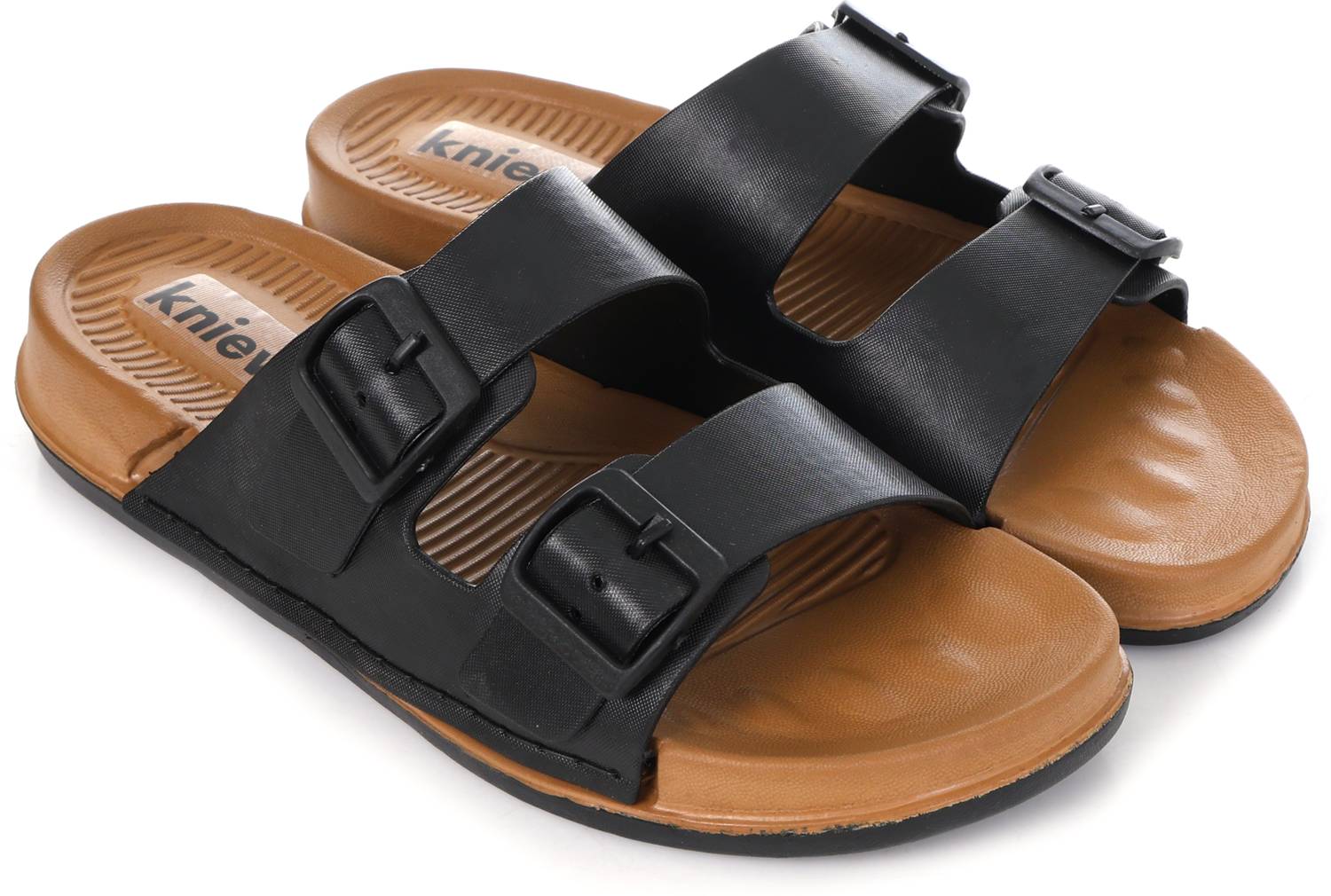 KNIEVL Men Black Sandals - Image 3