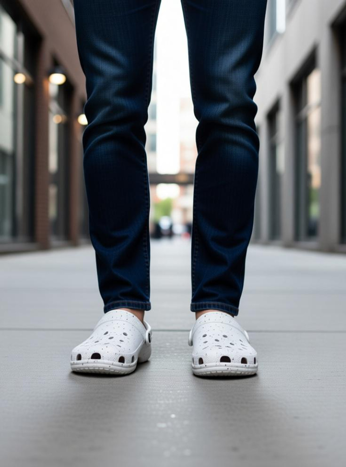 Judgement Men White Clogs