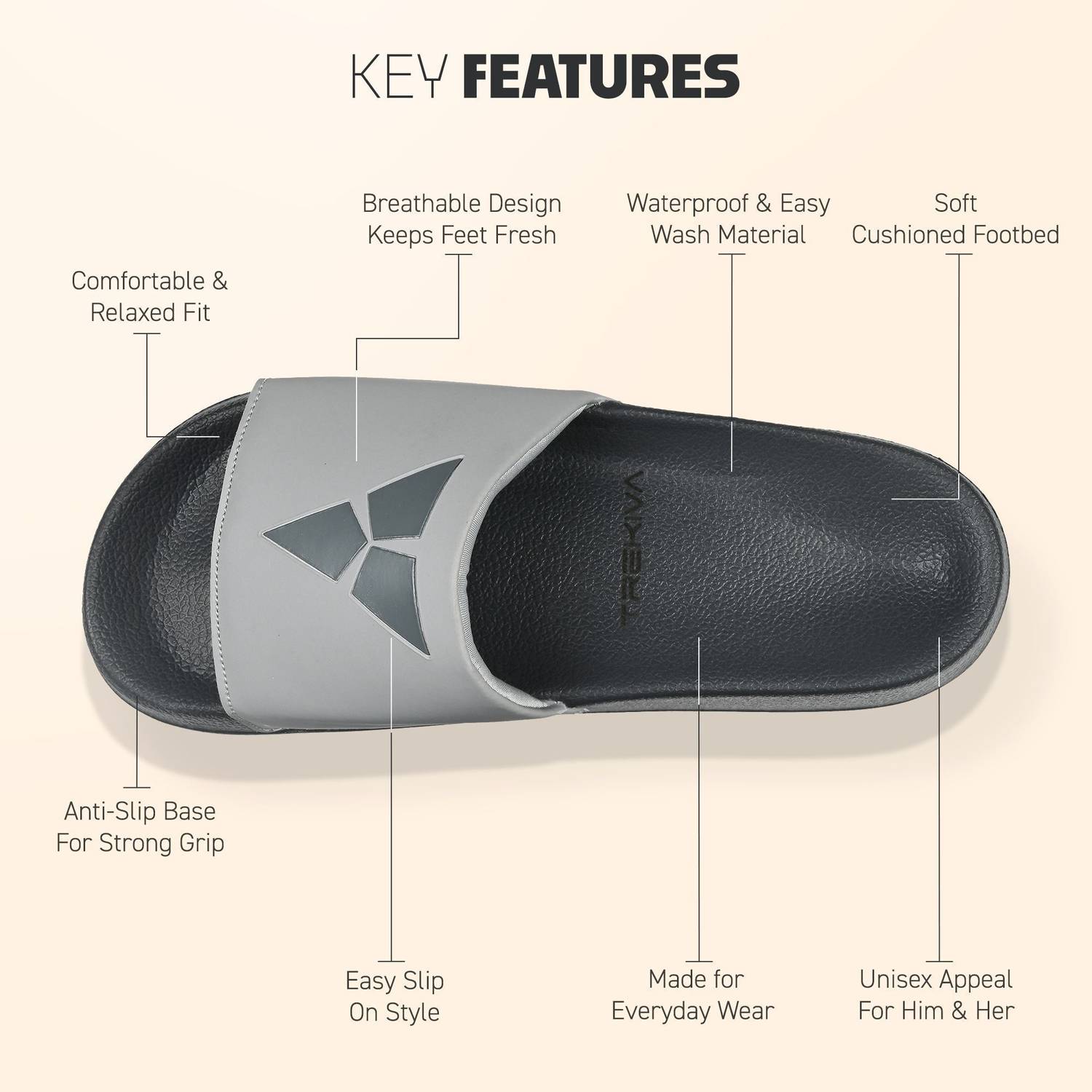 TREKIVA Men Premium Sliders TSG-2020 - Image 5