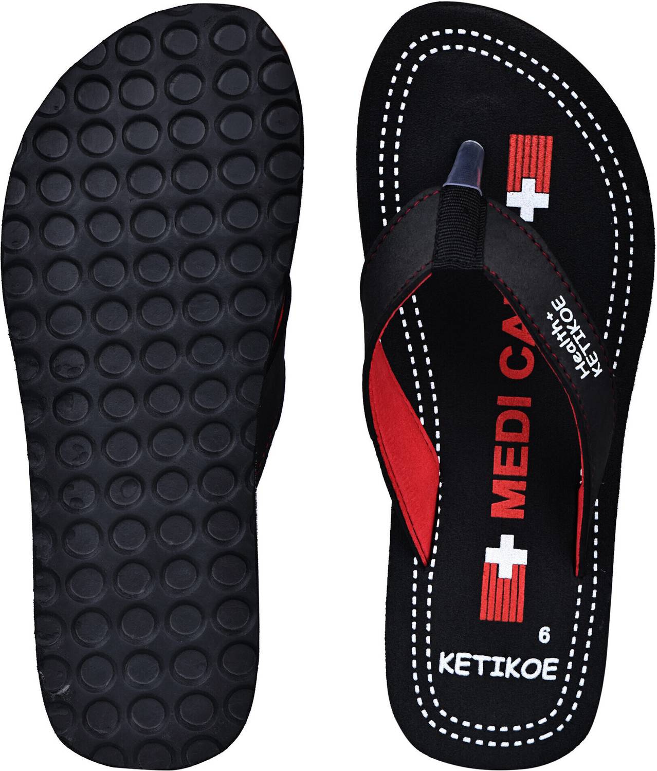 KECHER Ortho-Care Comfort Slipper Flip Flops Pack of 1 - Image 2