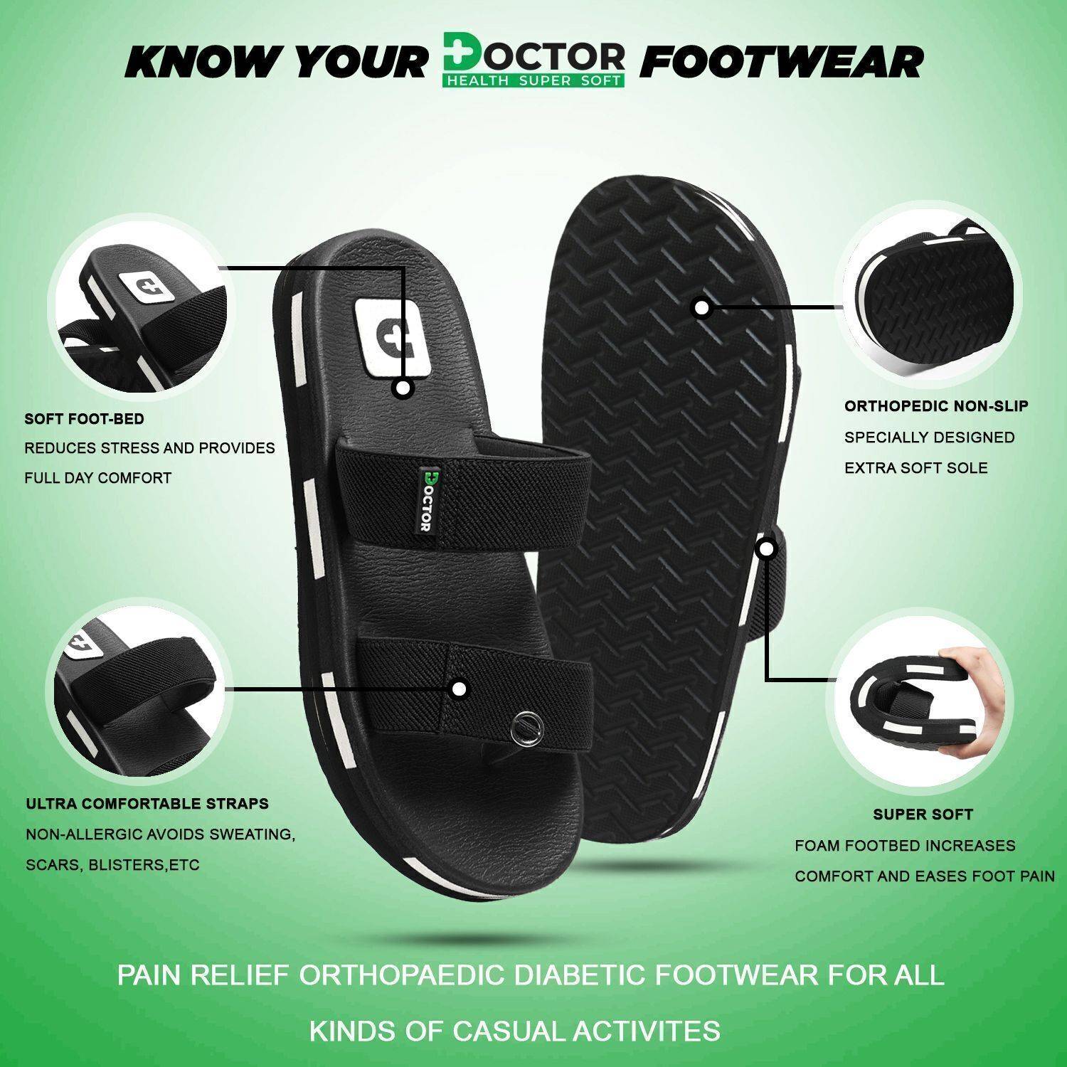 Doctor Health Super Soft Men Slippers - Image 5