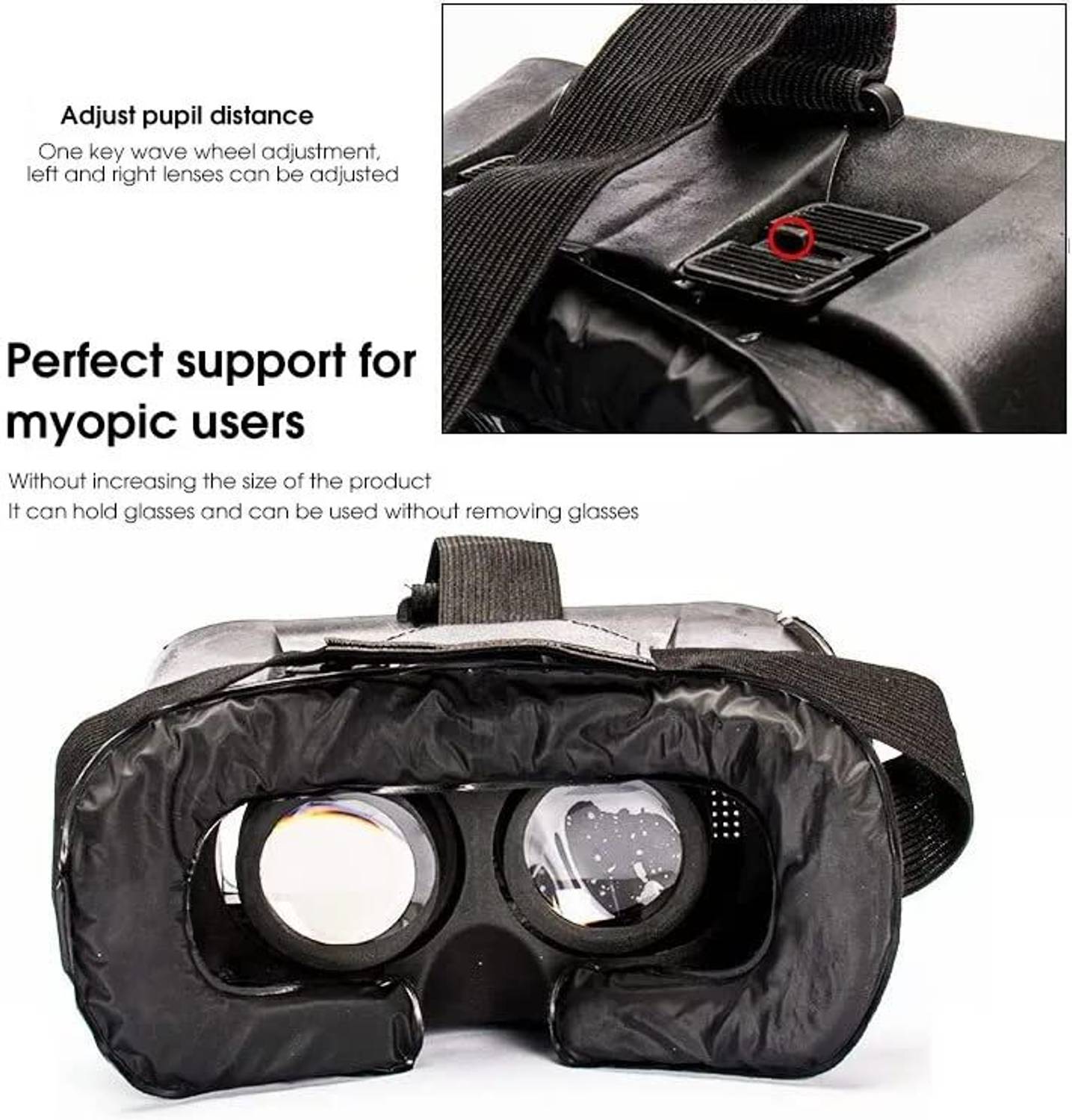 VRWORLD VR Headset HD 3D Virtual Reality Box Pack of 0 - Image 4