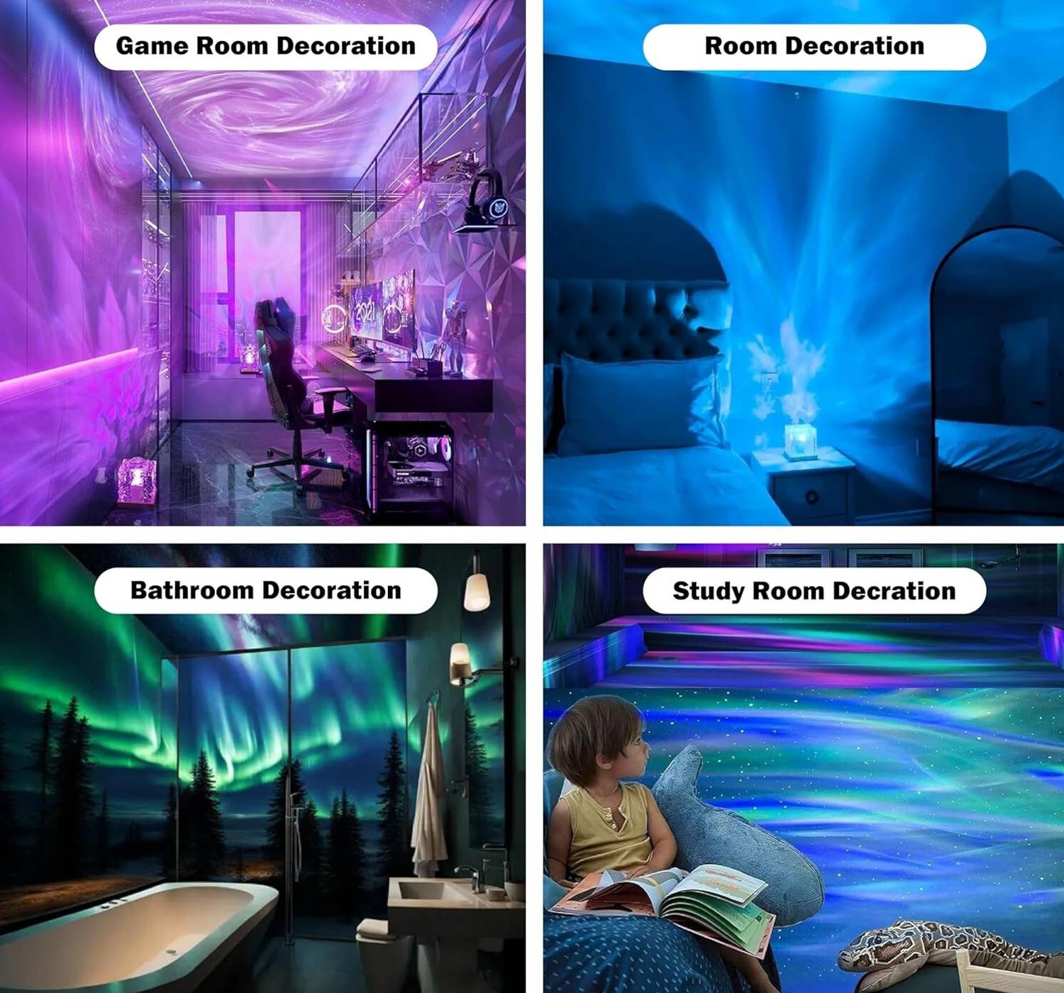 NKPR 3D Ocean Wave Projector Lamp - Image 4
