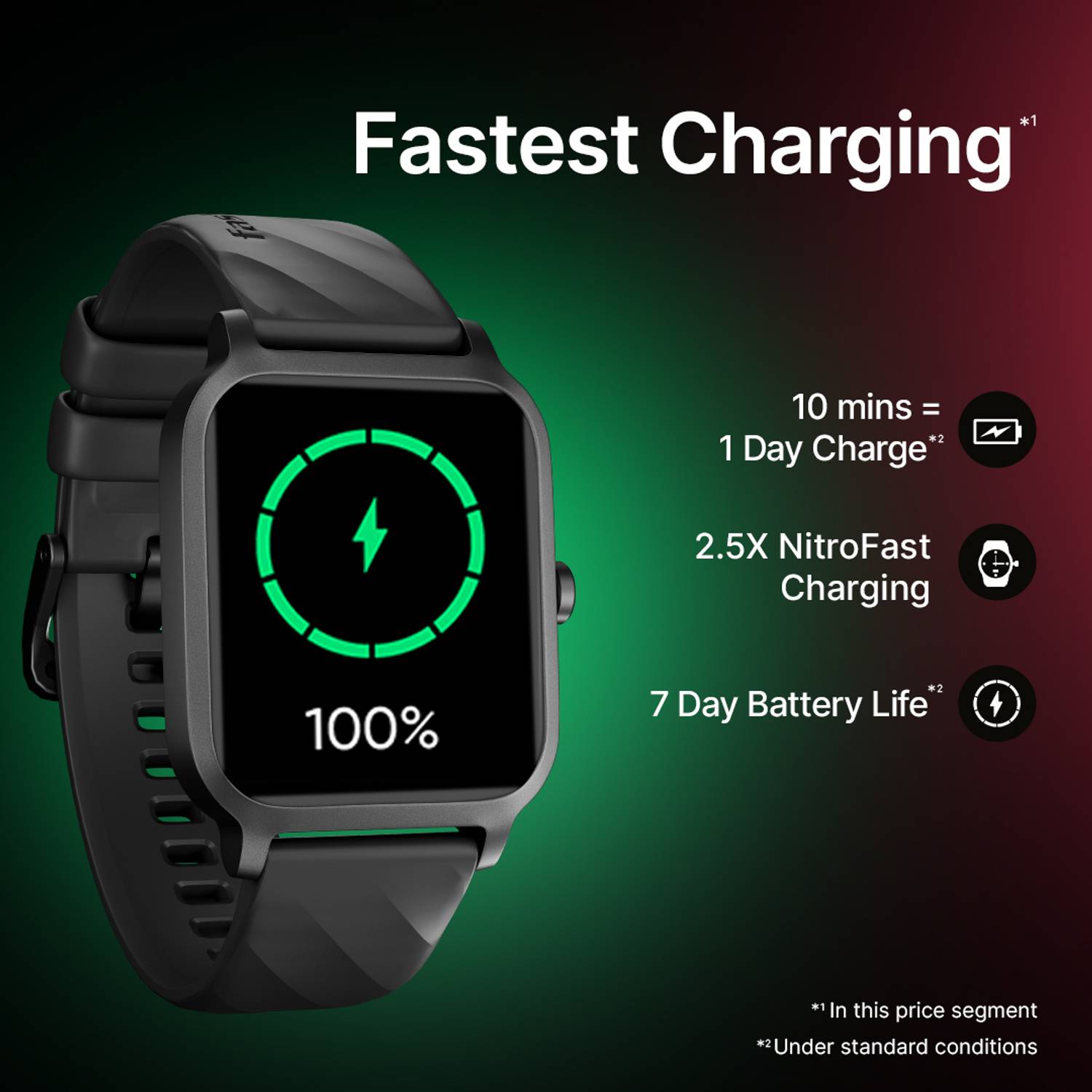 Fastrack Revoltt FS1 1.83'' Smartwatch - Image 4