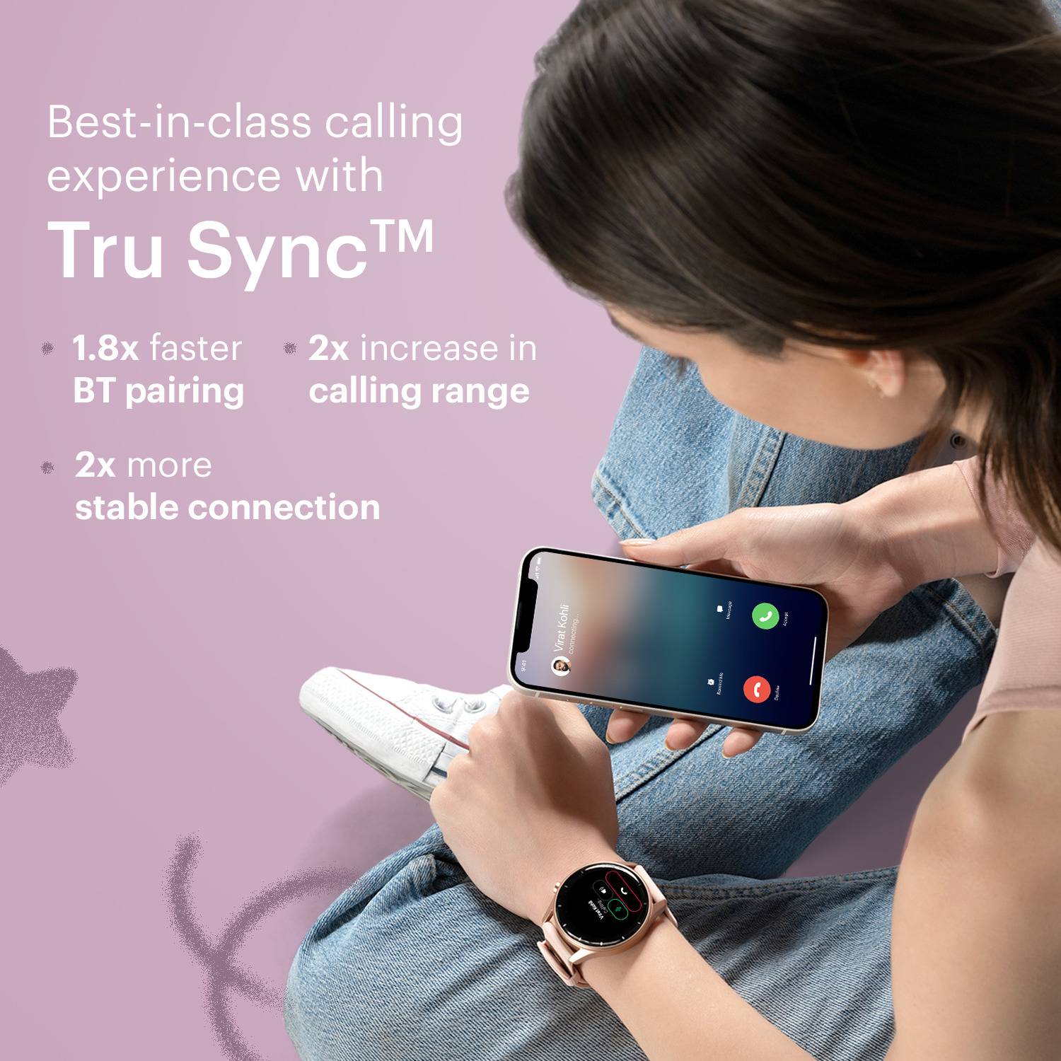 Noise Crew 1.38 Round Display Smartwatch - Image 4
