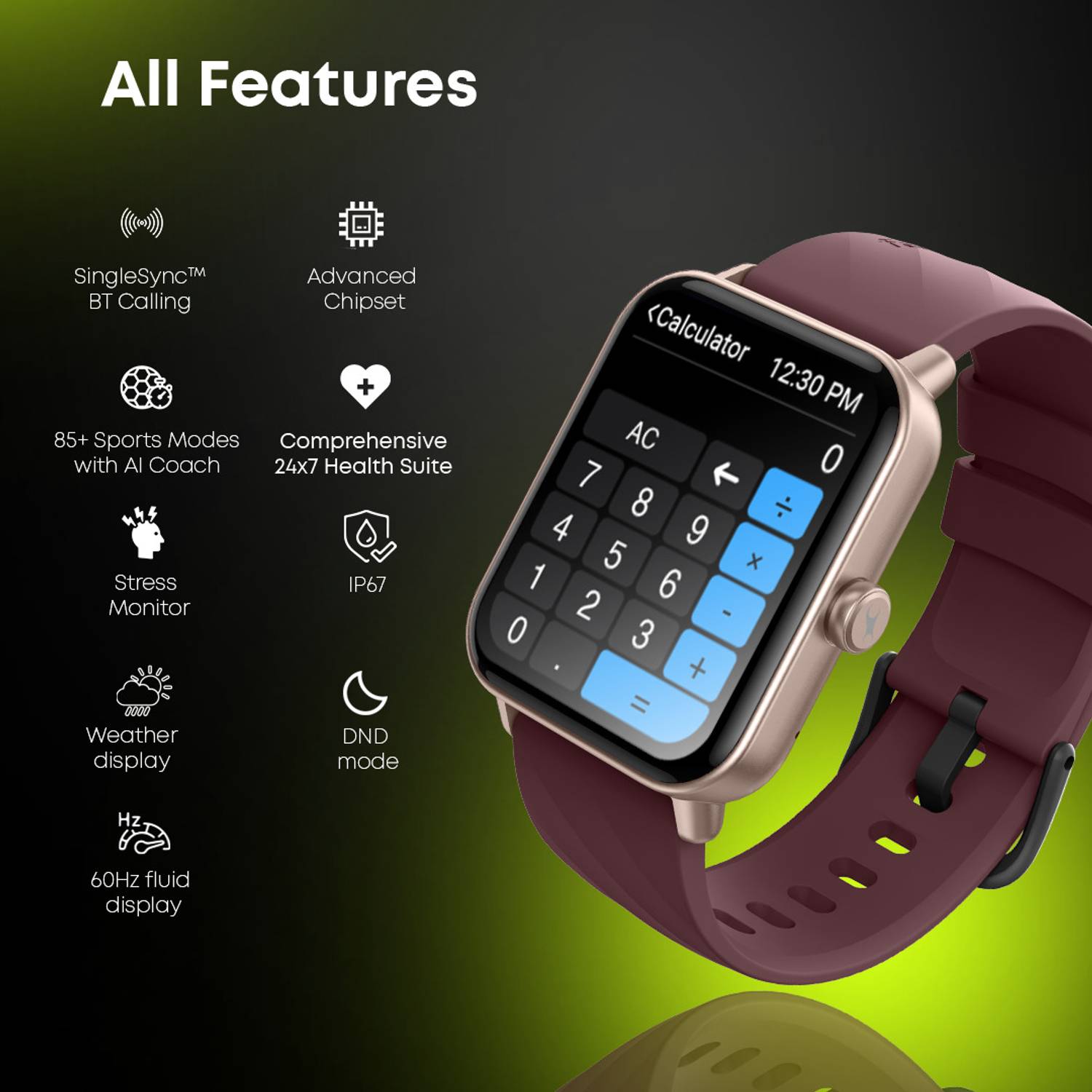 Fastrack Revoltt X-1.83' Smartwatch - Image 2