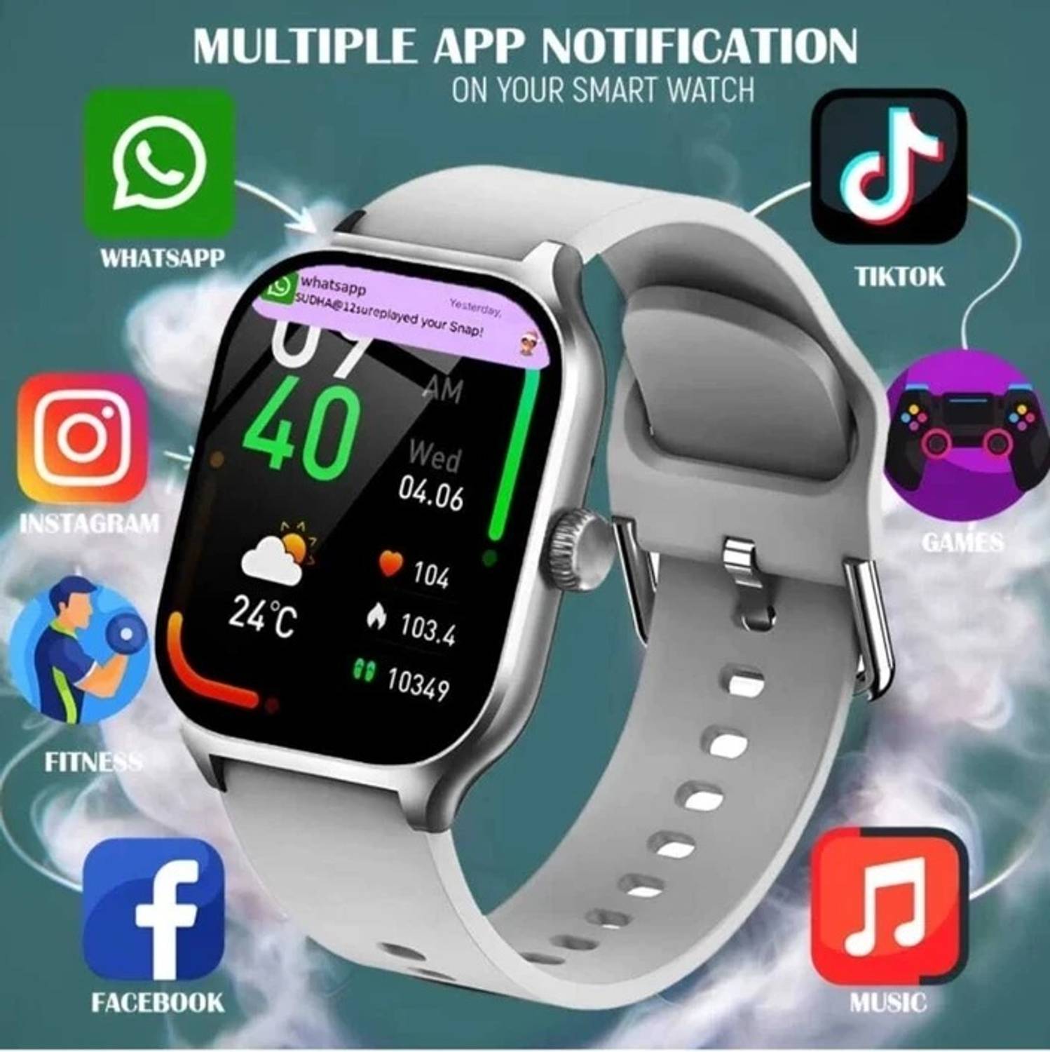 DOXWO H9 AMOLED Smartwatch - Image 5