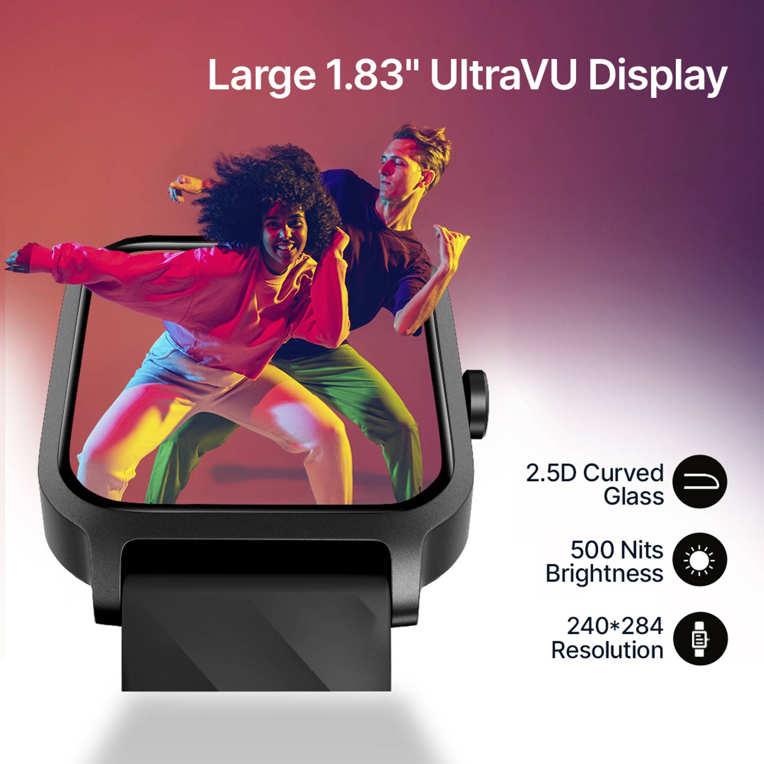 Fastrack Revoltt FS1 1.83'' Smartwatch - Image 2
