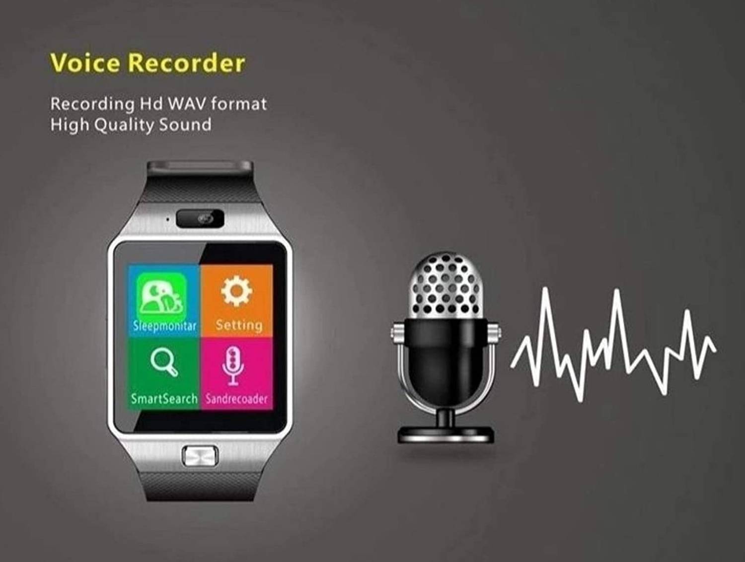 Seashot Smart Band Camera SIM Card Support Smartwatch - Image 3