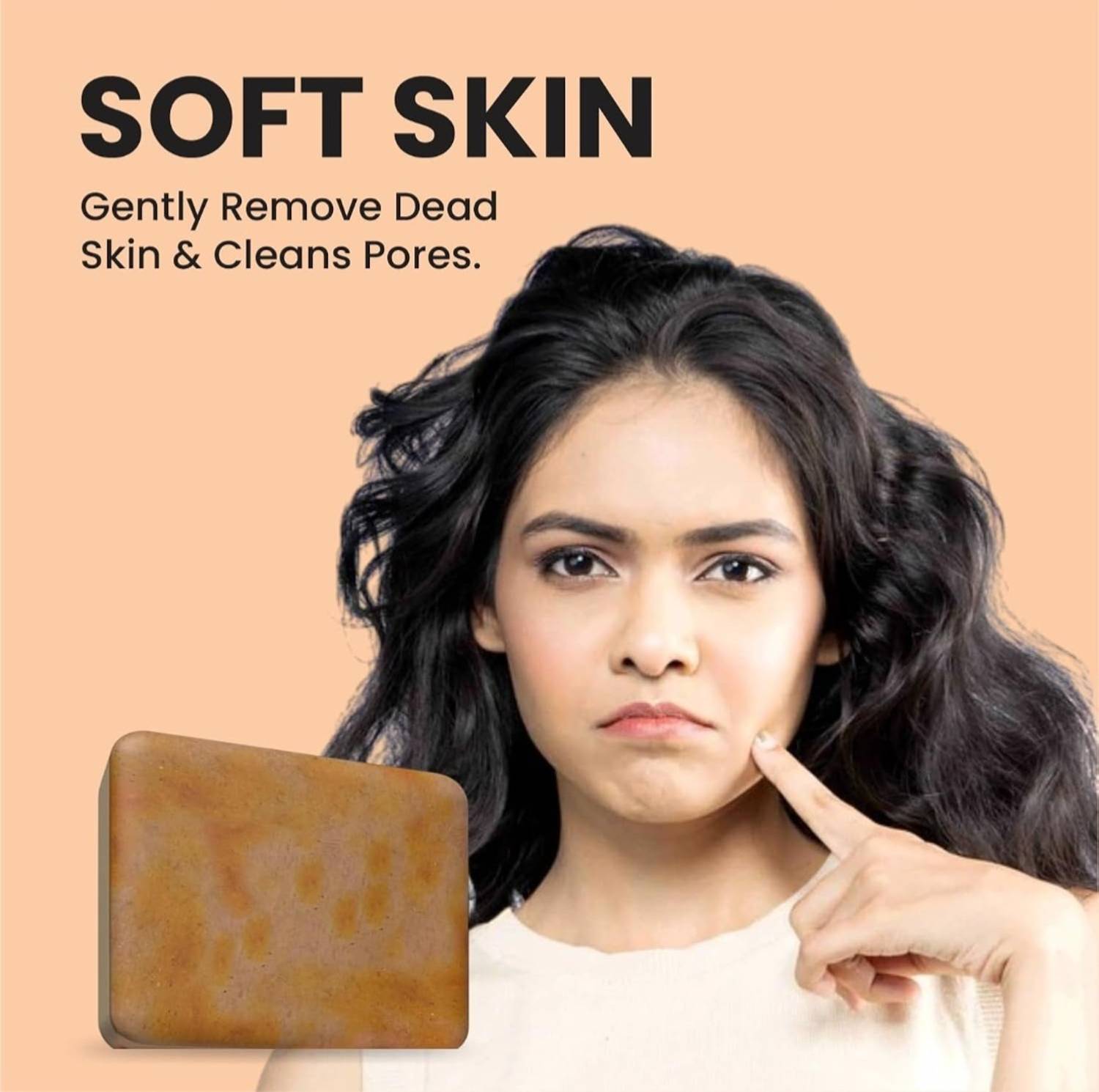 GRANTHVEDA Sandalwood & Saffron Skin Brightening Soap - Image 5