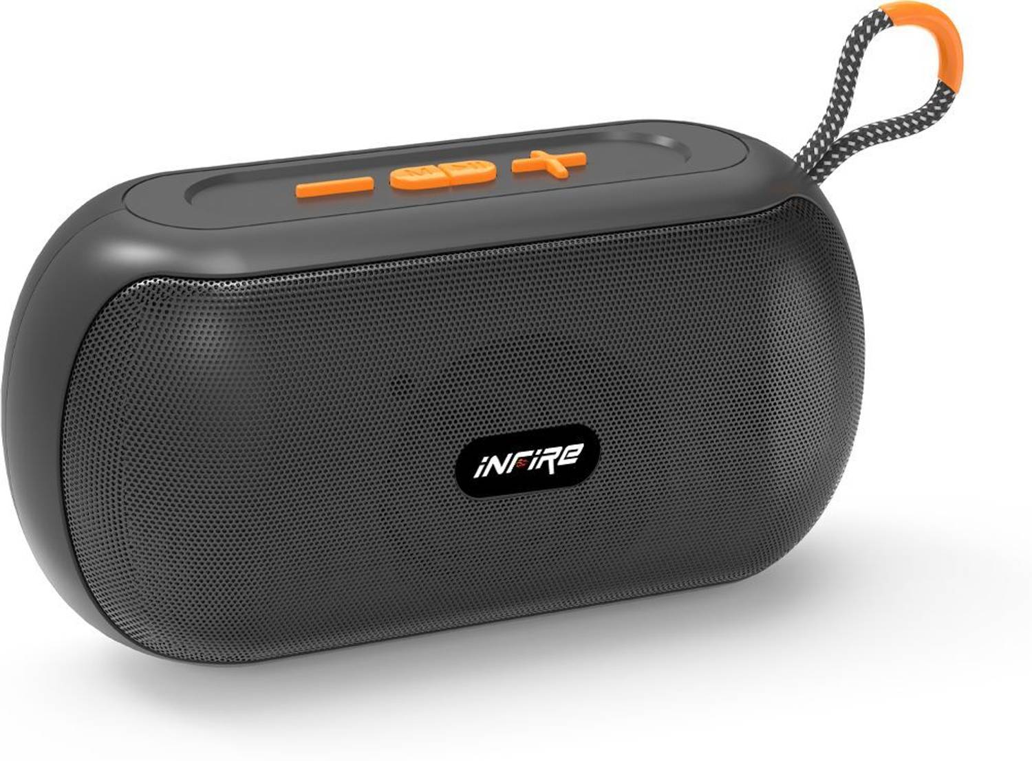 iNFiRe Groove 8W Portable Speaker, 14H Playback,BT 5.4, FM, TF/USB, TWS 8 W Bluetooth Speaker