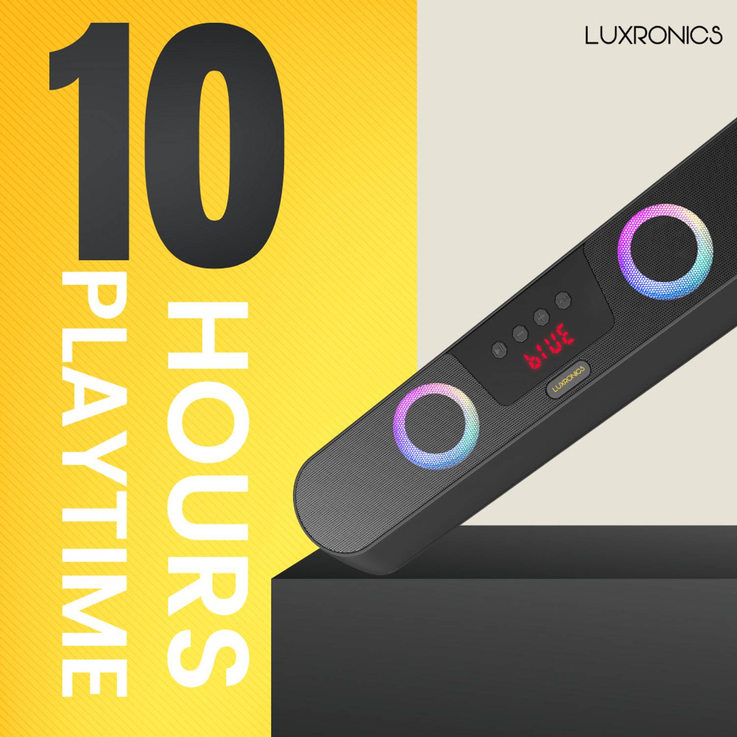 luxronics Vibe X 20W Bluetooth Soundbar - Image 3