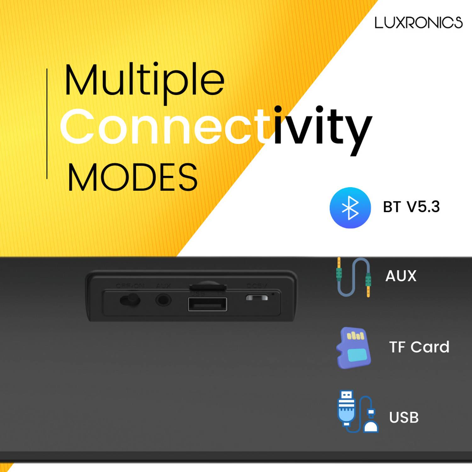 luxronics Vibe X 20W Bluetooth Soundbar - Image 5