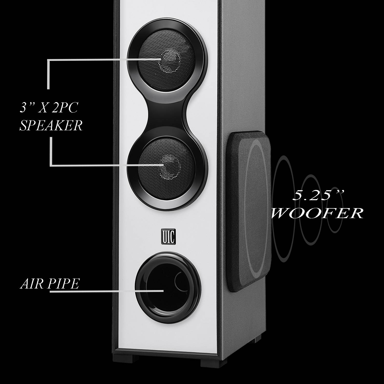 UIC 5111 70W Bluetooth Tower Speaker - Image 3