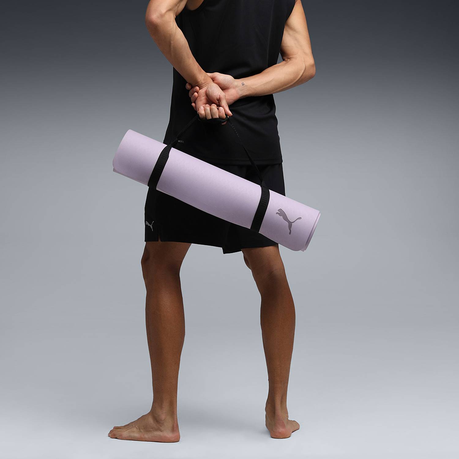 PUMA Solid Yoga Mat V2 Purple 5mm - Image 3