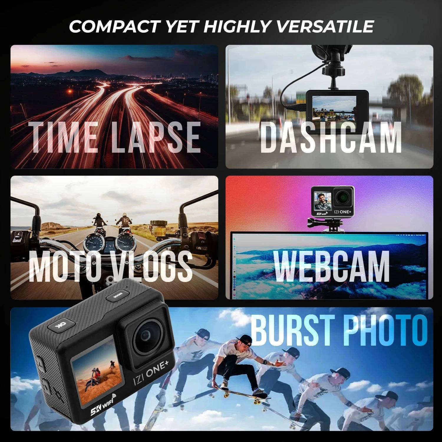 IZI ONE+ 5K Action Camera - Image 5
