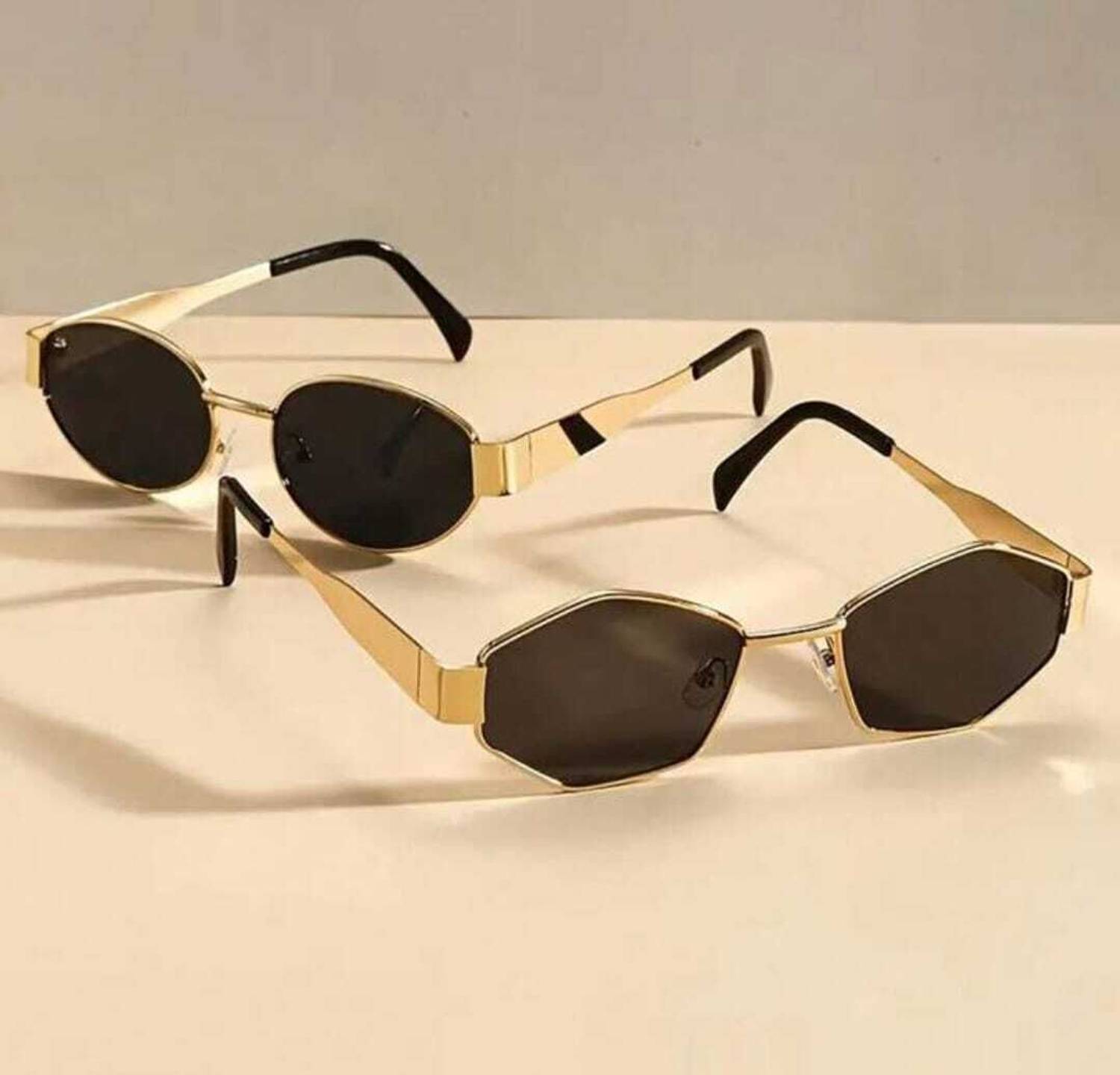 SEAFLY Spectacle Sunglasses Black, Golden - Image 5