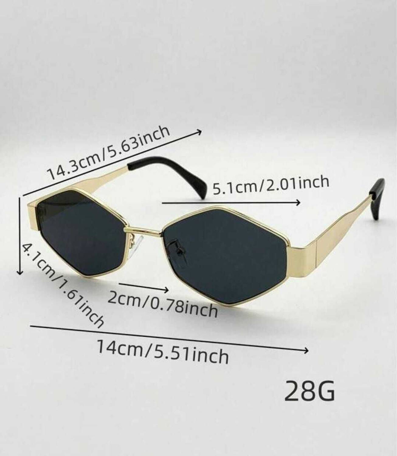 SEAFLY Spectacle Sunglasses Black, Golden - Image 3