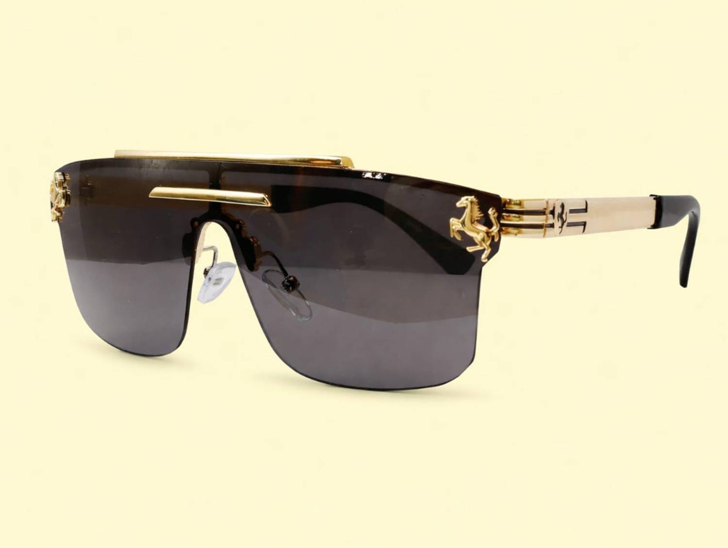 MG DIGITAL MART ONLINE Shield Sunglasses Grey - Image 5